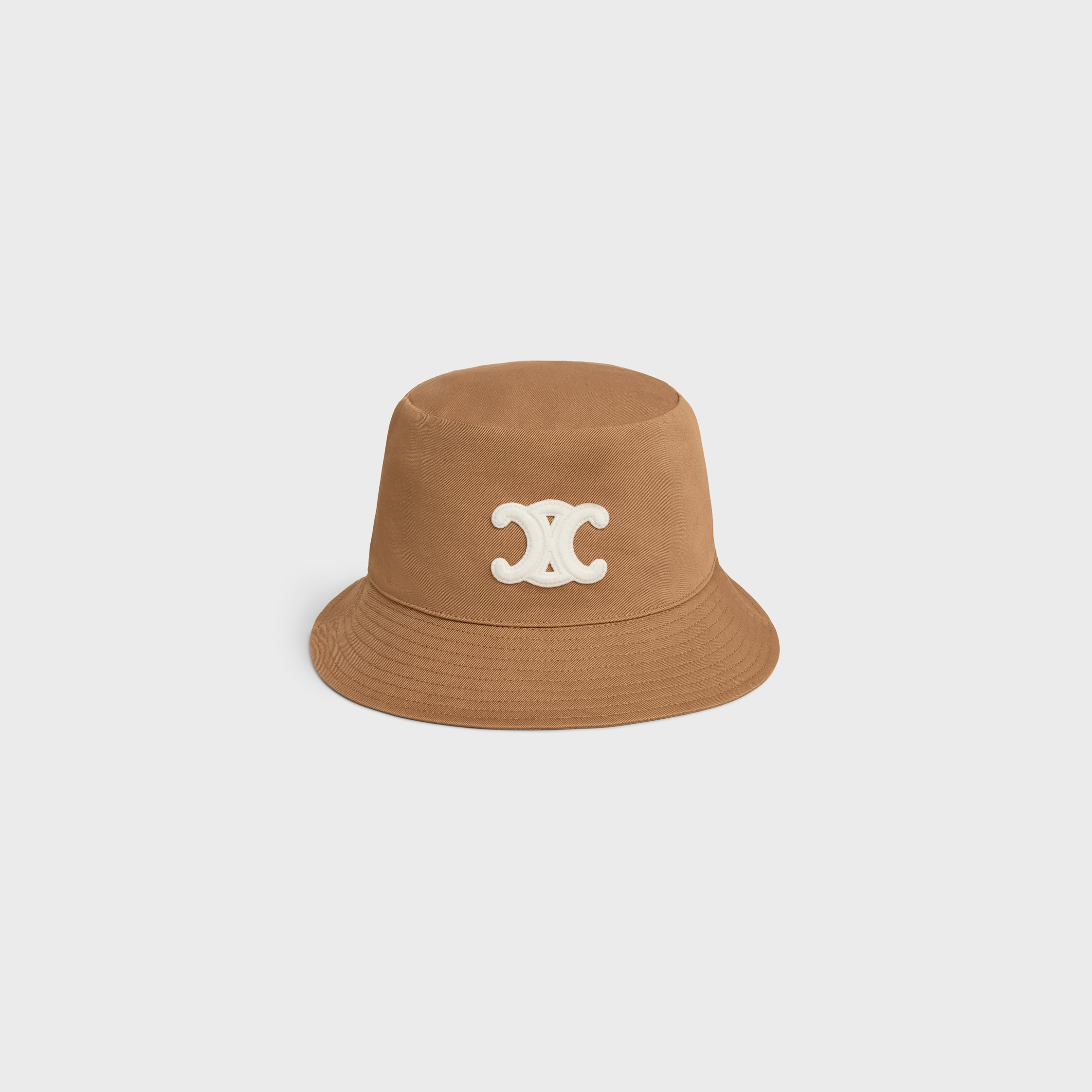 triomphe bucket hat in cotton - 1