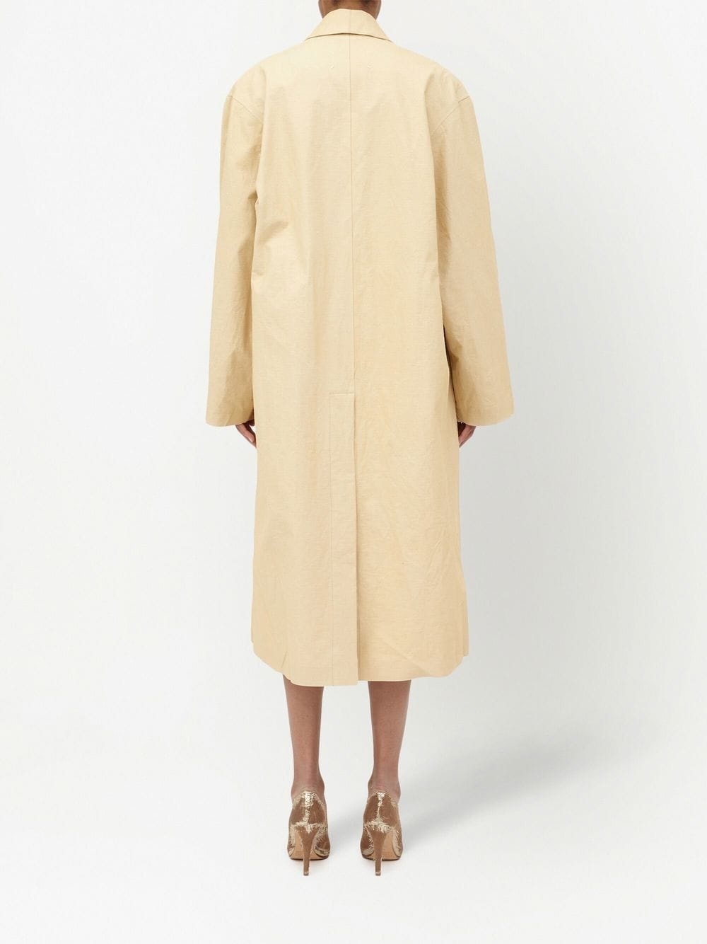 single-breasted trench coat - 4