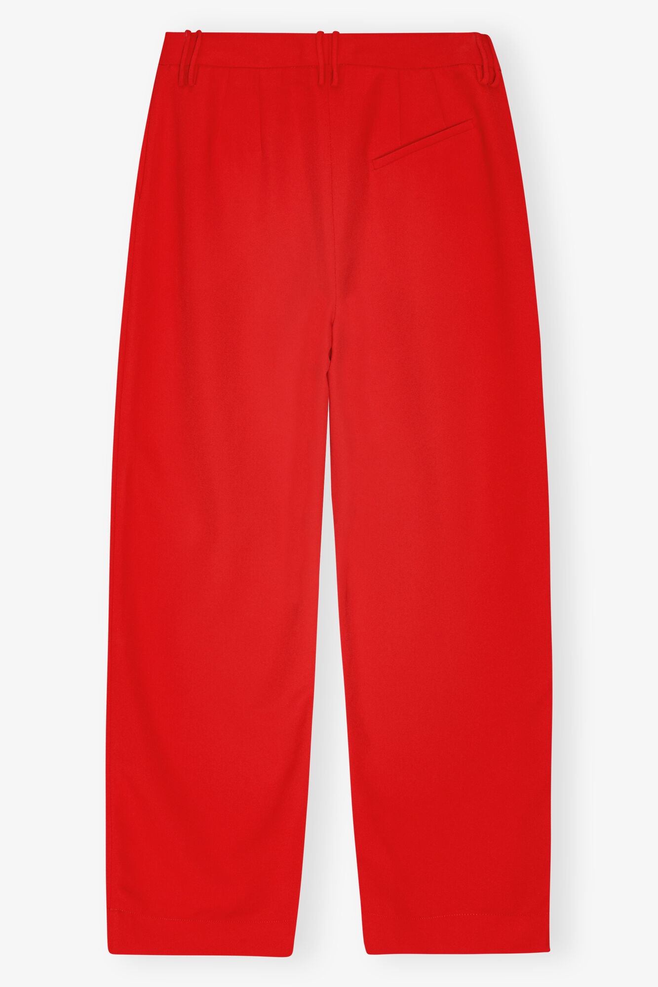 RED TWILL SUITING PANTS - 5