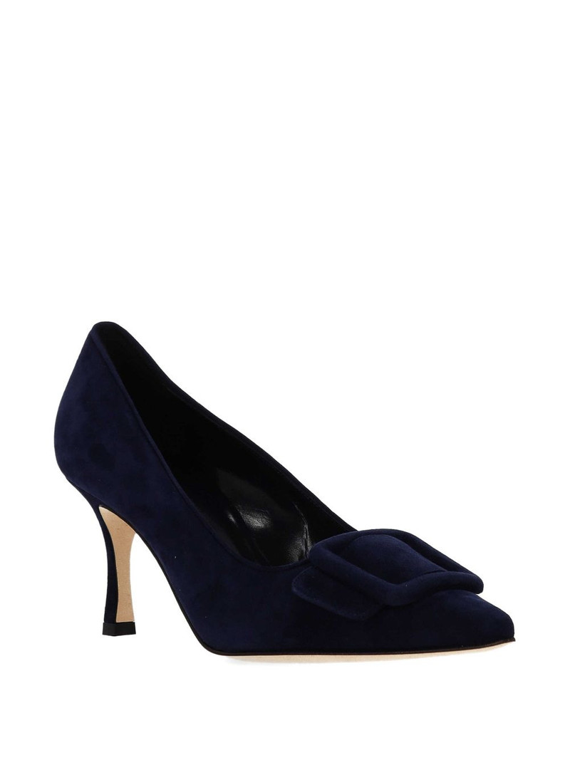 Manolo Blahnik heel buckle pumps outlook
