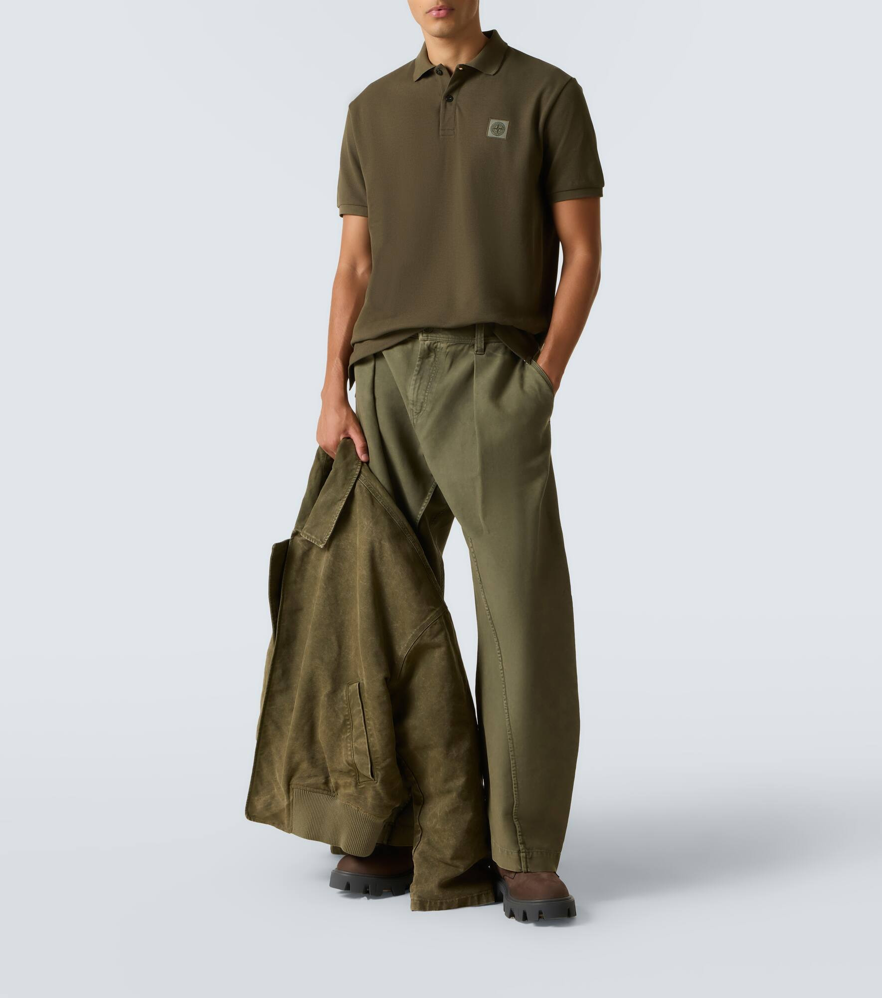 Compass cotton piqué polo shirt - 2