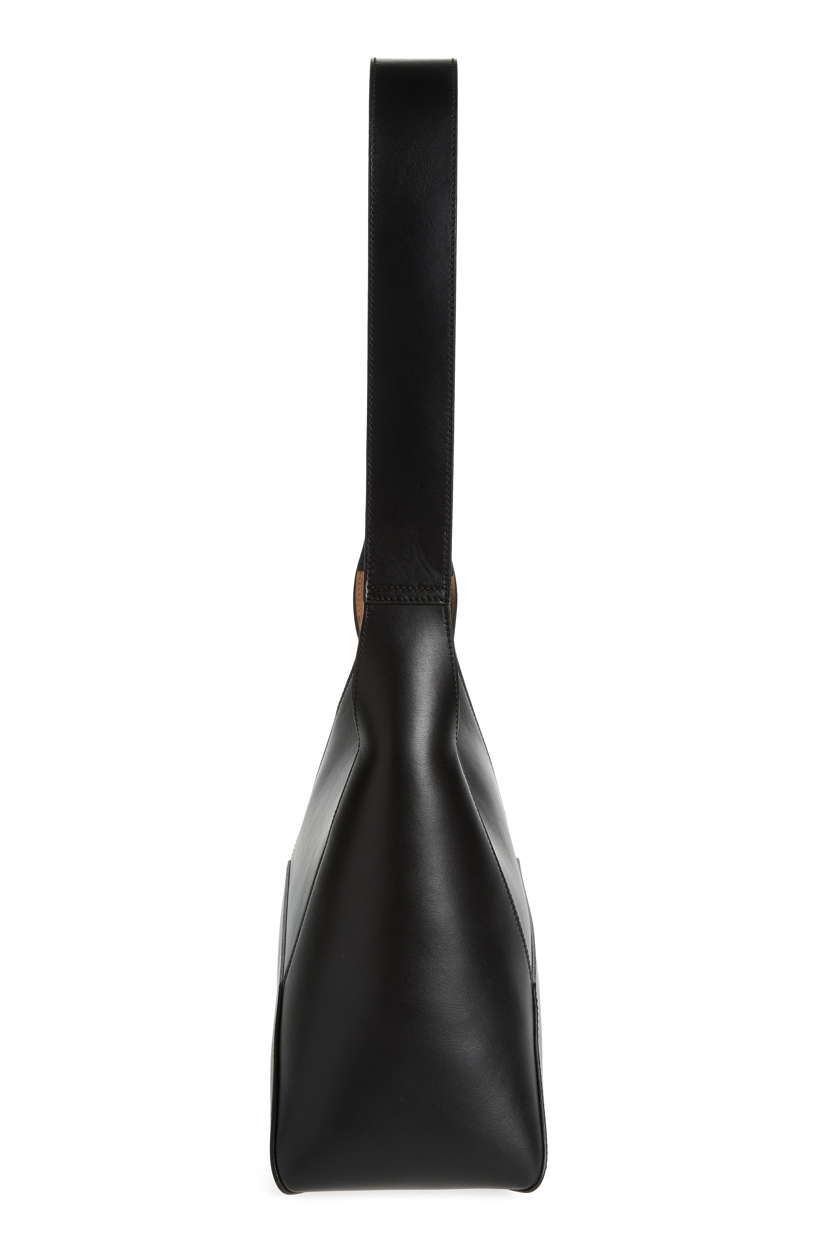 Jimmy Choo Diamond Leather Hobo in Black/Gold at Nordstrom - 6