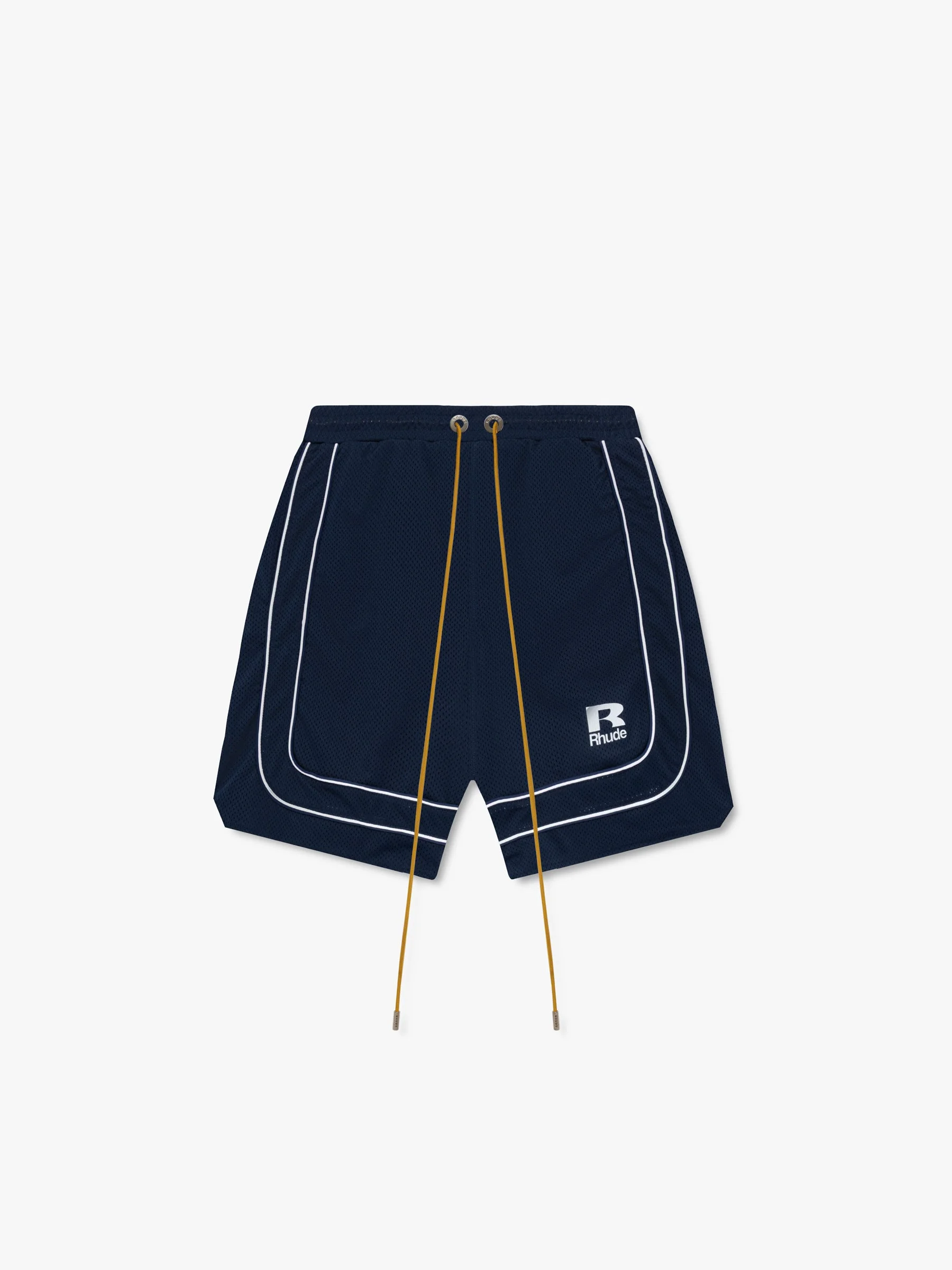 RHUDE MESH PIPING BAGGY TRACK SHORT - 1
