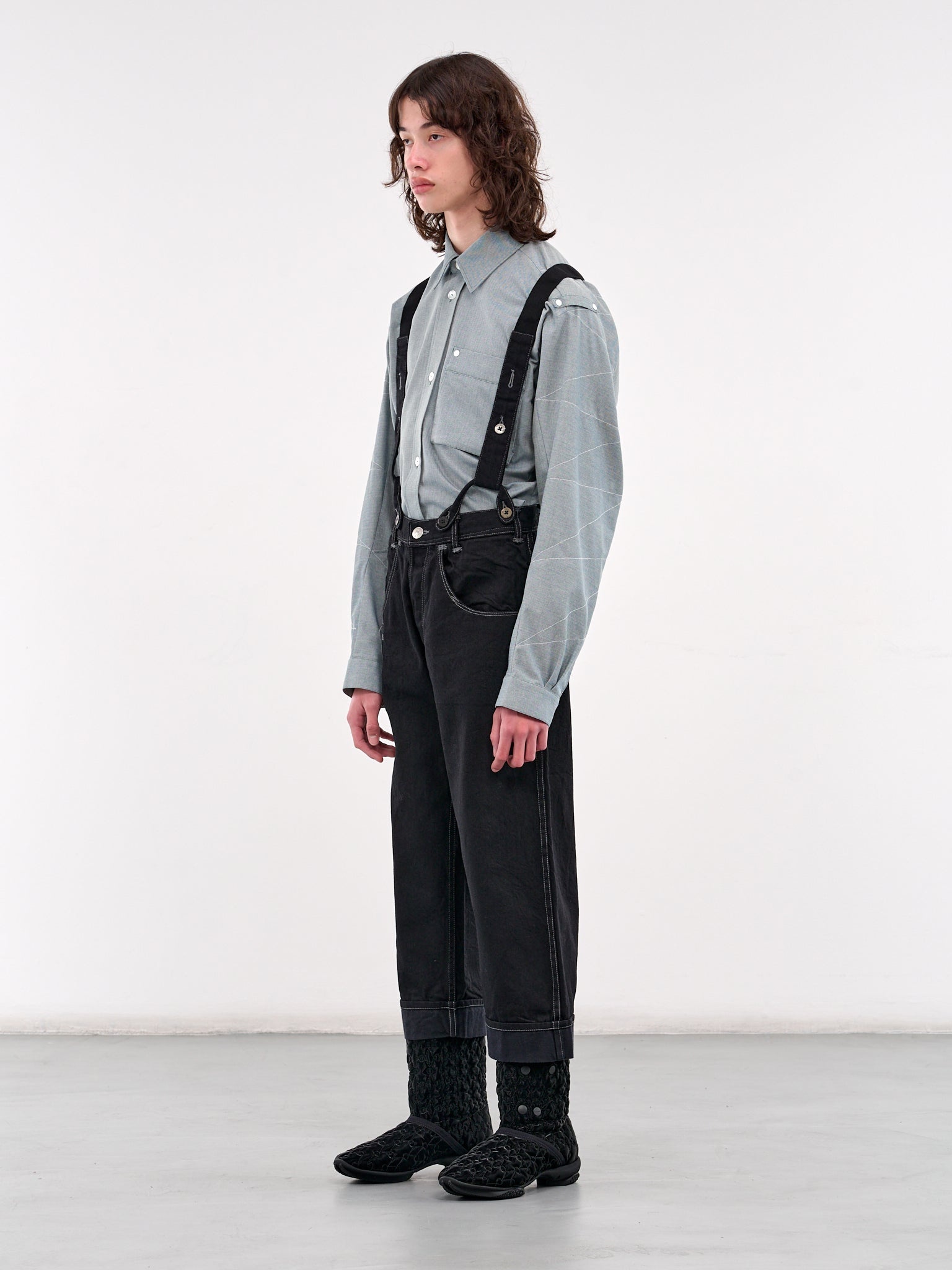 Suspender Denim Jeans - 2