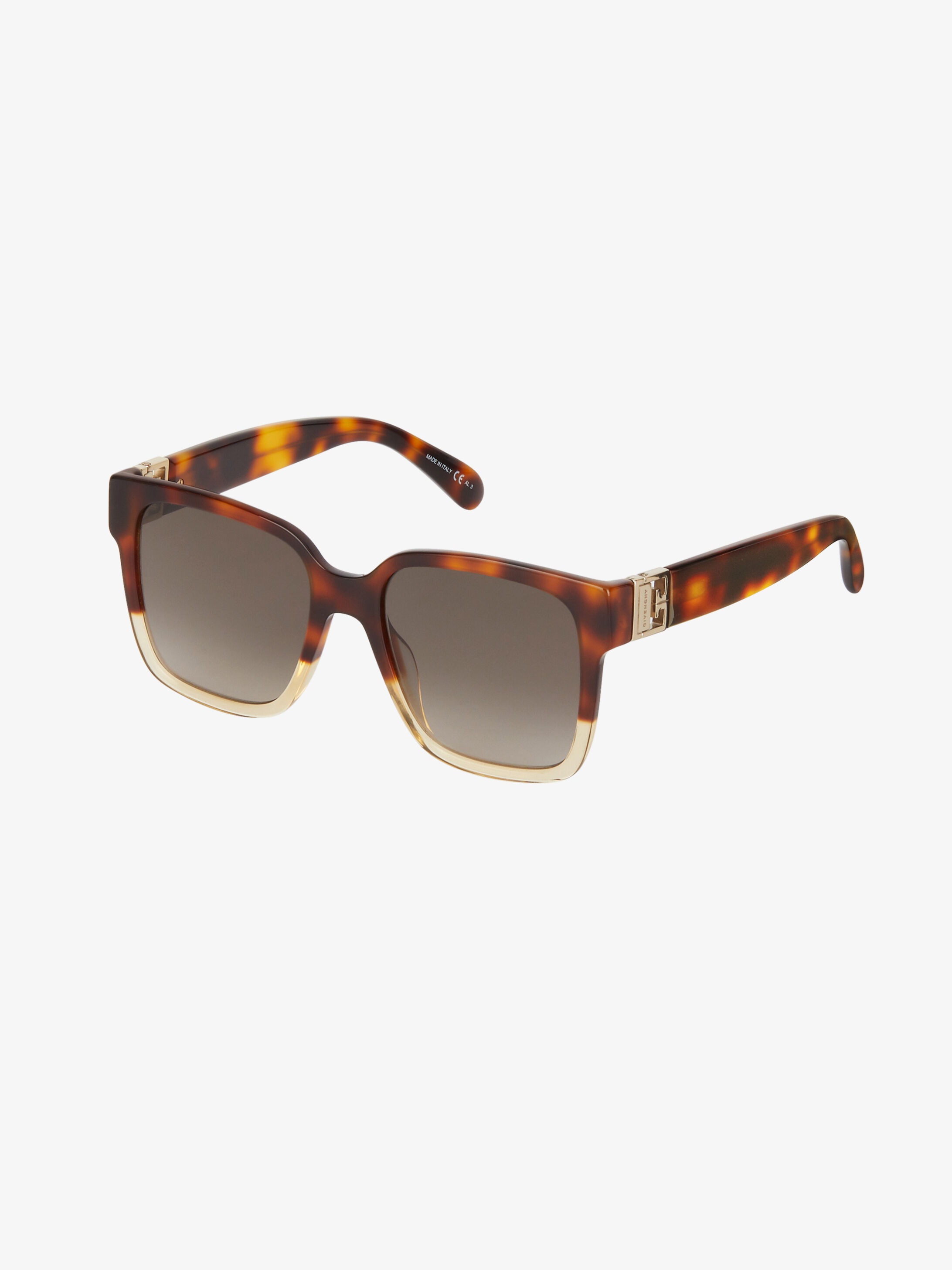 Two tone GV3 square sunglasses in acetate - 1