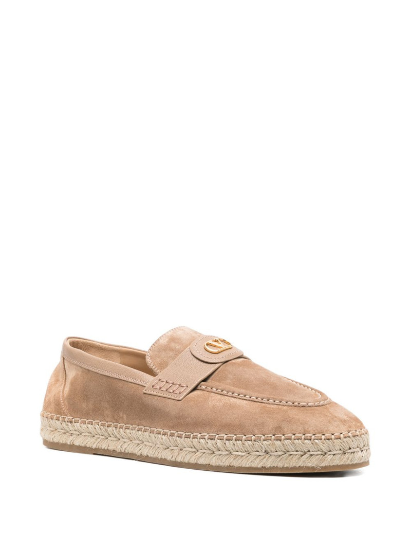Valentino logo-appliqué espadrilles outlook