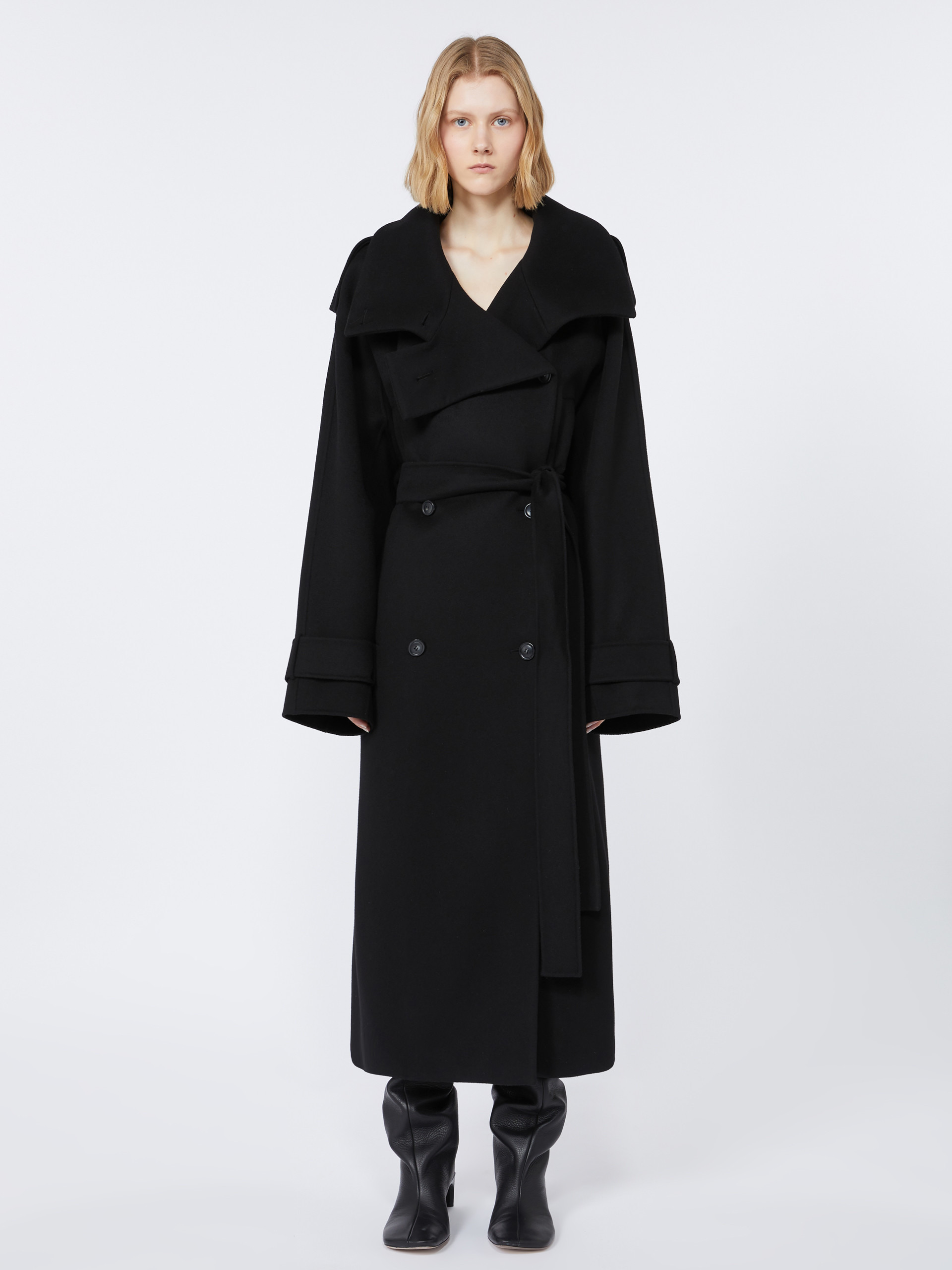 YOLE Double-faced pure wool trench coat - RUNWAY - 3