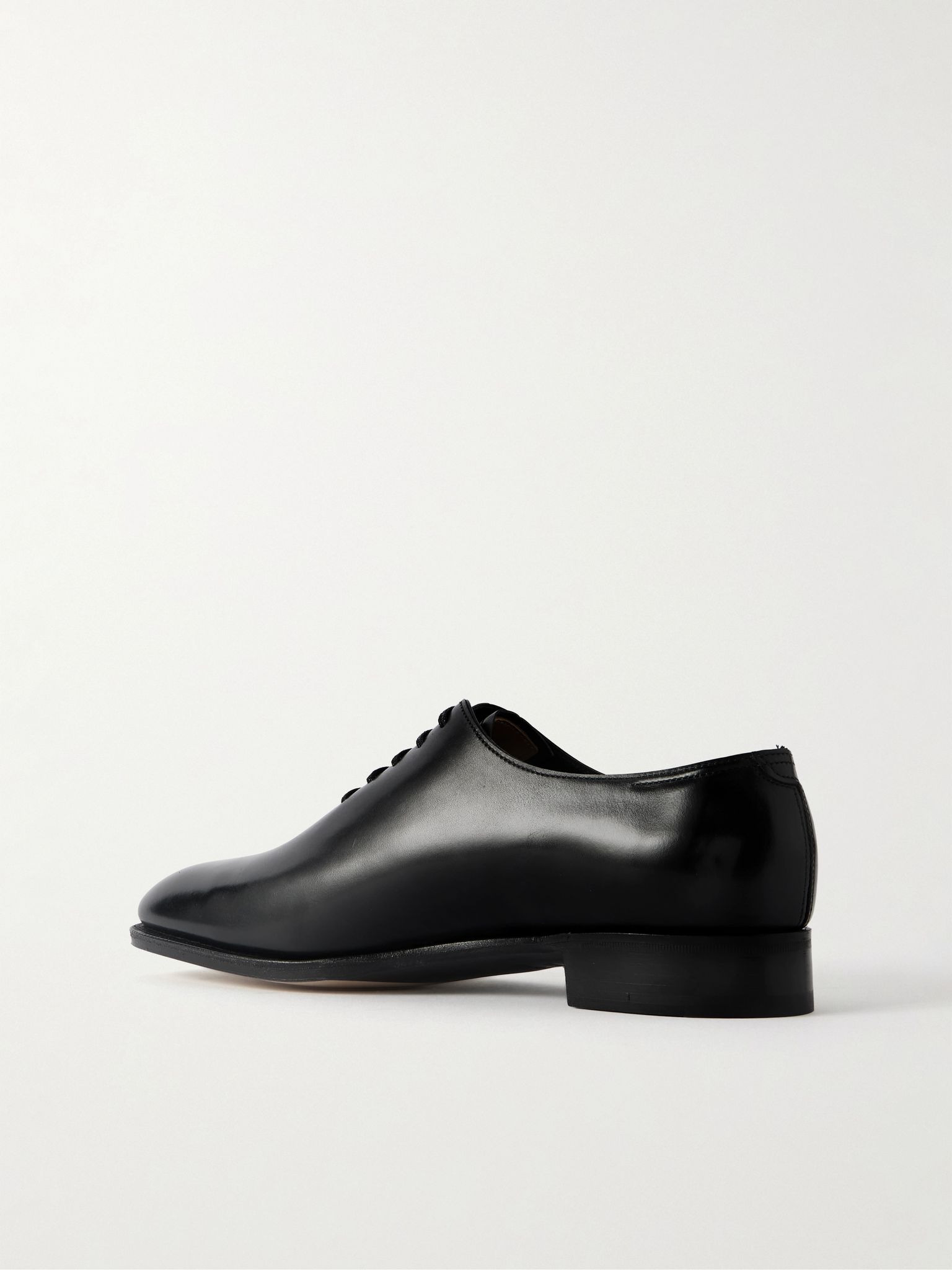 Marldon Whole-Cut Leather Oxford Shoes Black - 4