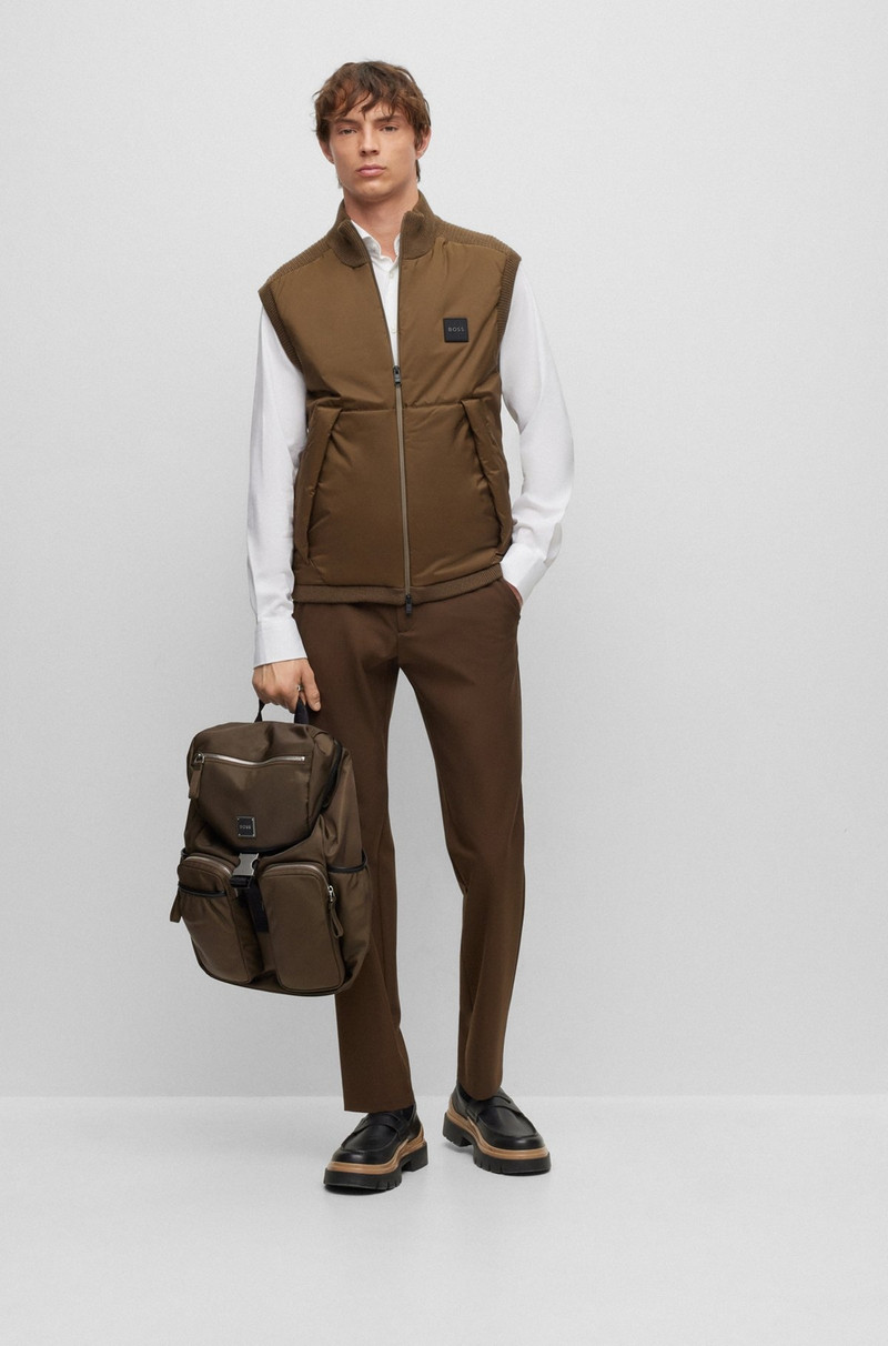 BOSS REGULAR-FIT GILET WITH LOGO PATCH outlook