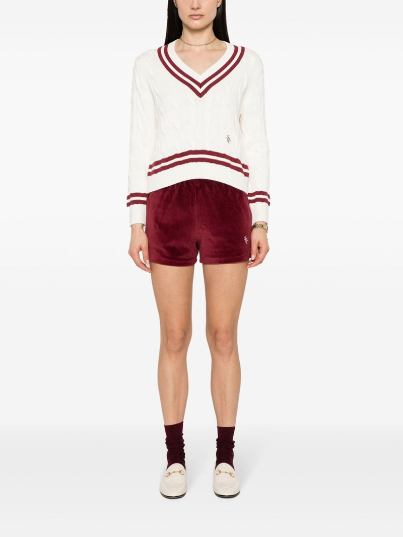 Sporty & Rich SRC cable-knit jumper outlook