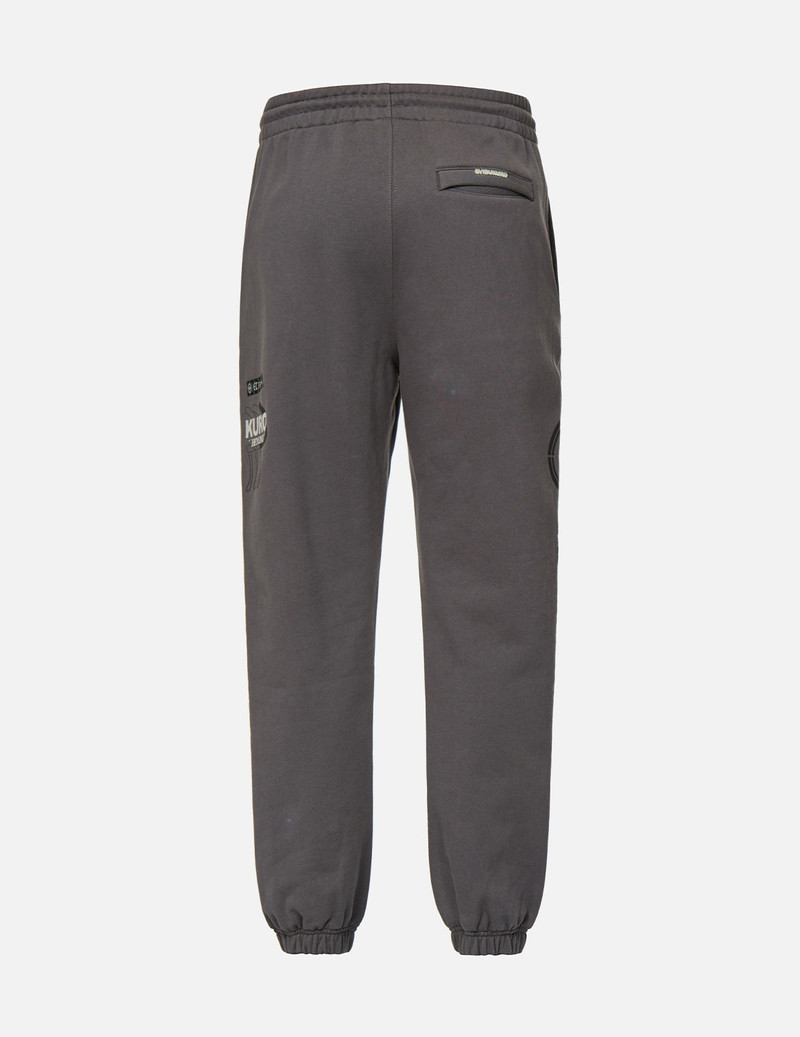 Kamon and Logo Print Sweatpants 8