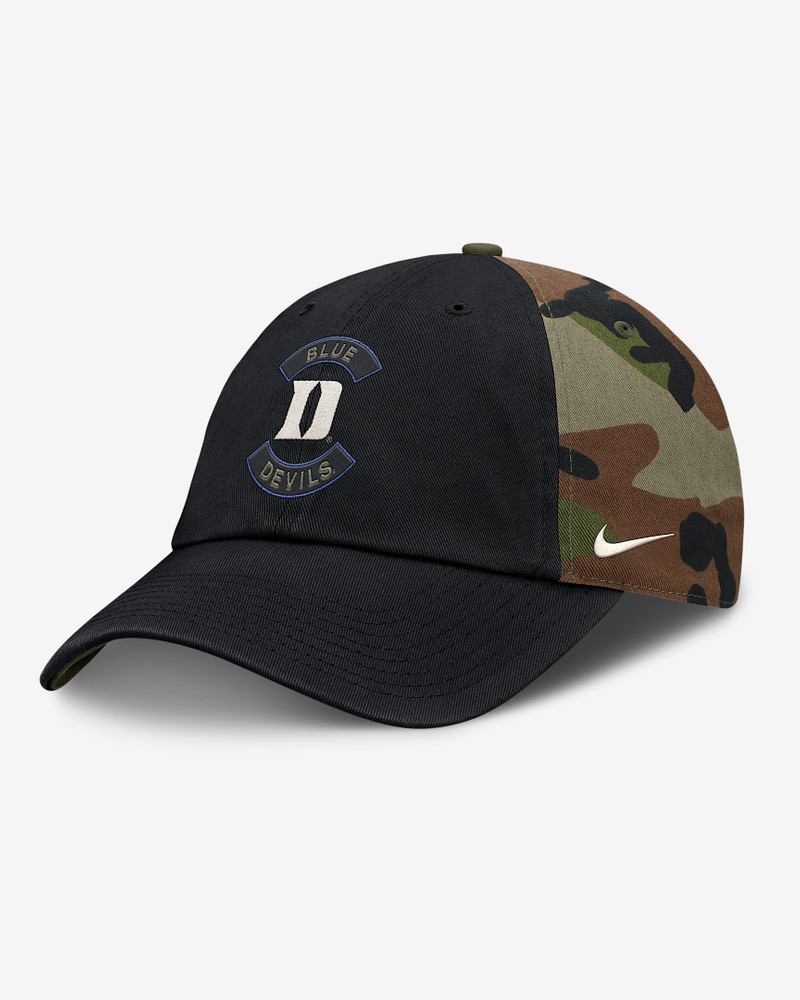 Duke 2025 Military Appreciation Club Men's Nike College Adjustable Hat 1
