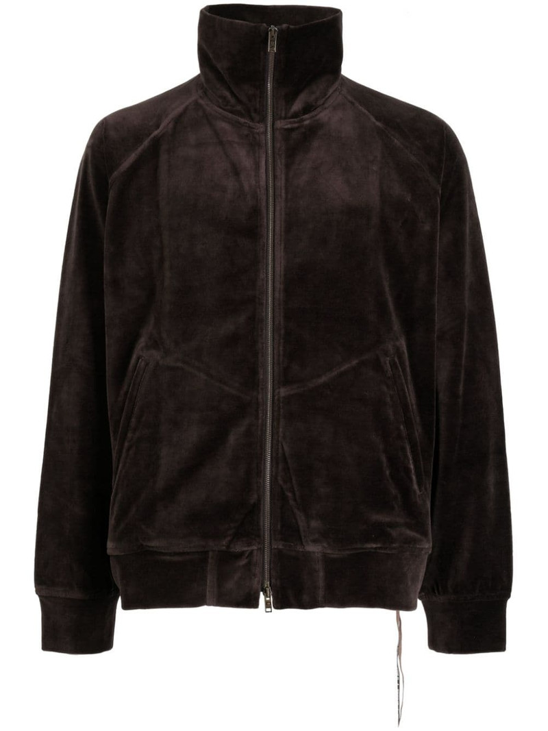 skull-embroidered zip-up 재킷 1