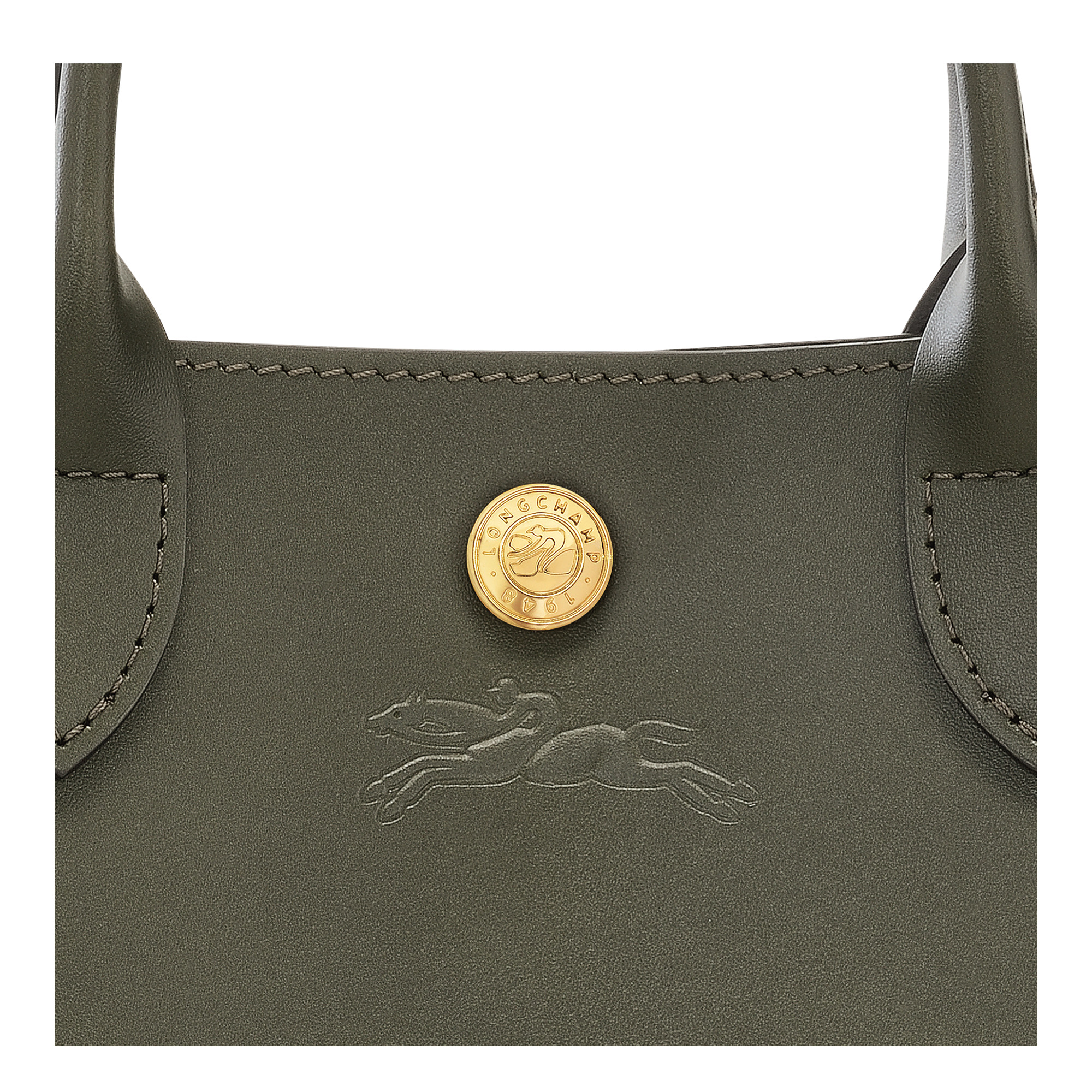 Épure XS Tote bag Khaki - Leather - 6