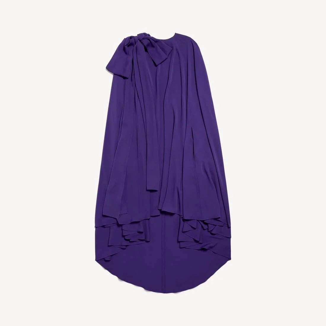 Women's Cape Dress in Purple - 1