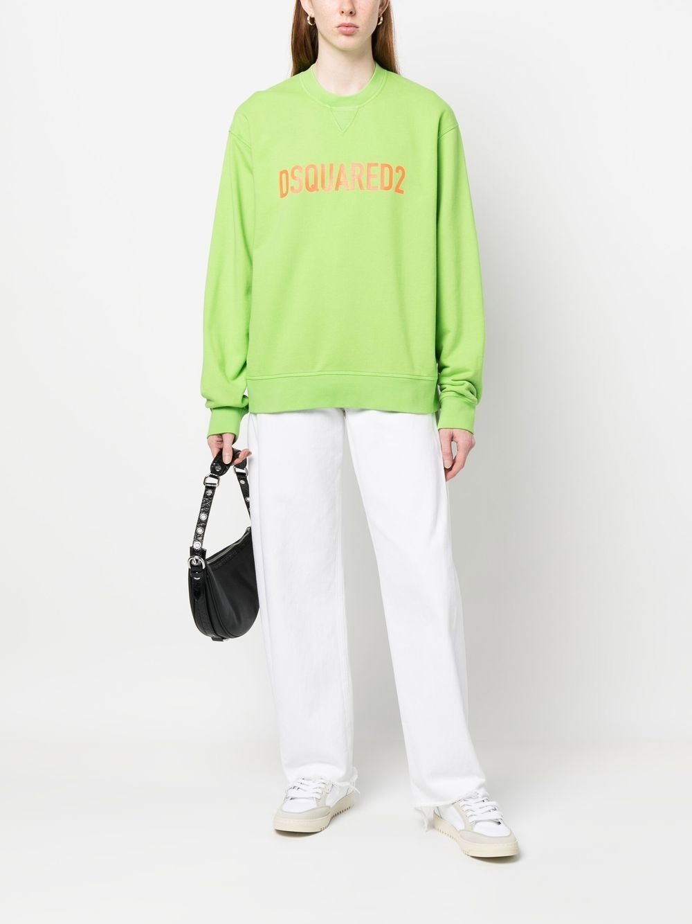logo embroidered sweatshirt - 2
