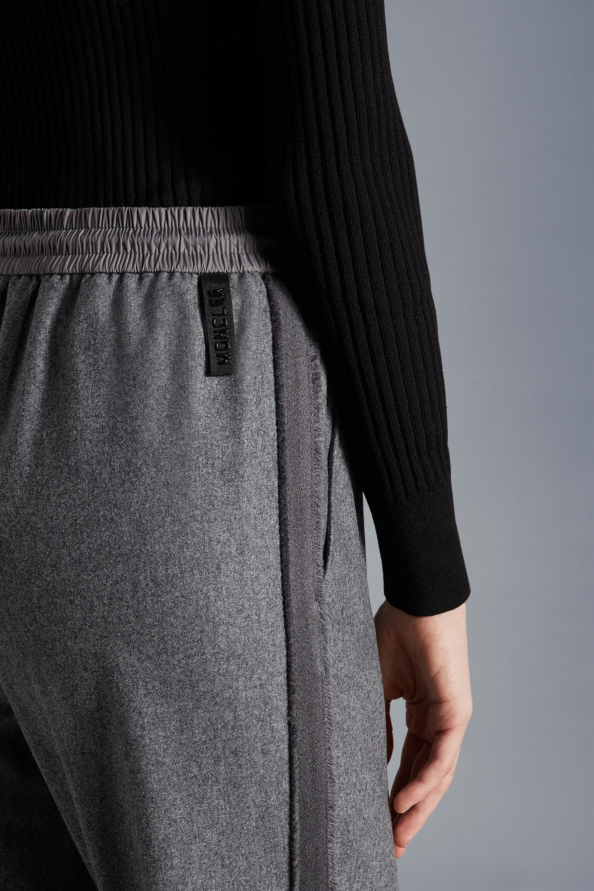 Straight Leg Flannel Pants - 4