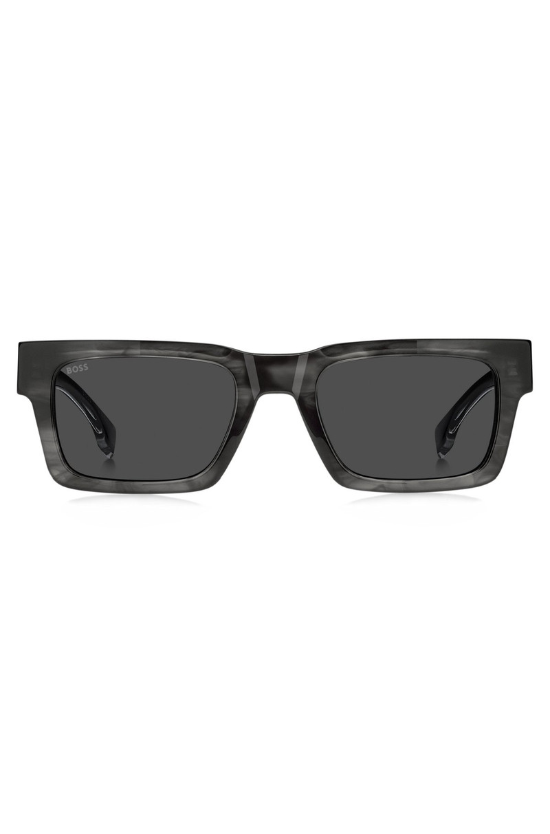 PATTERNED-ACETATE SUNGLASSES WITH DOUBLE B MONOGRAM 3