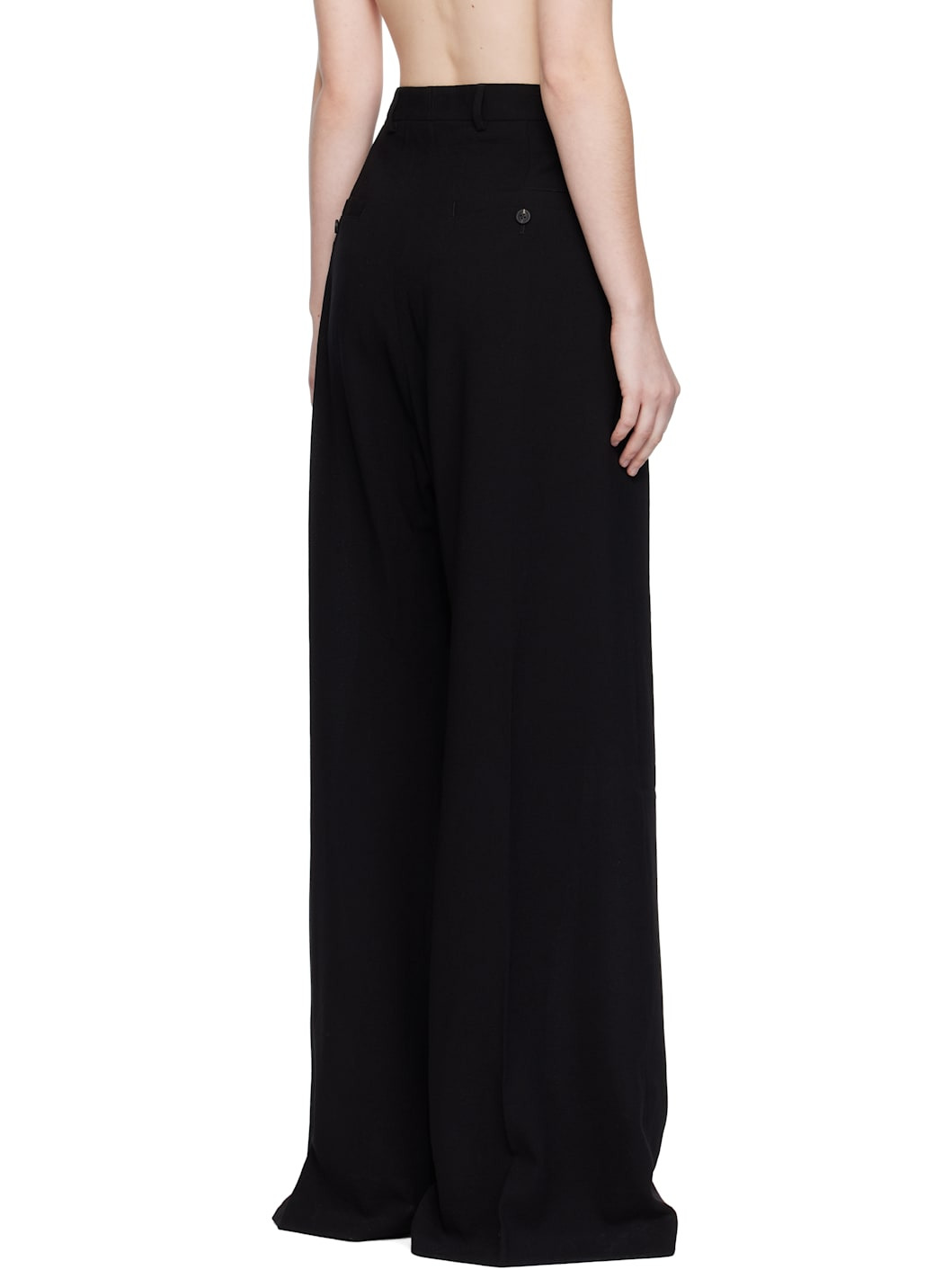 Black Concordians Tailored Wide Belas Trousers - 3