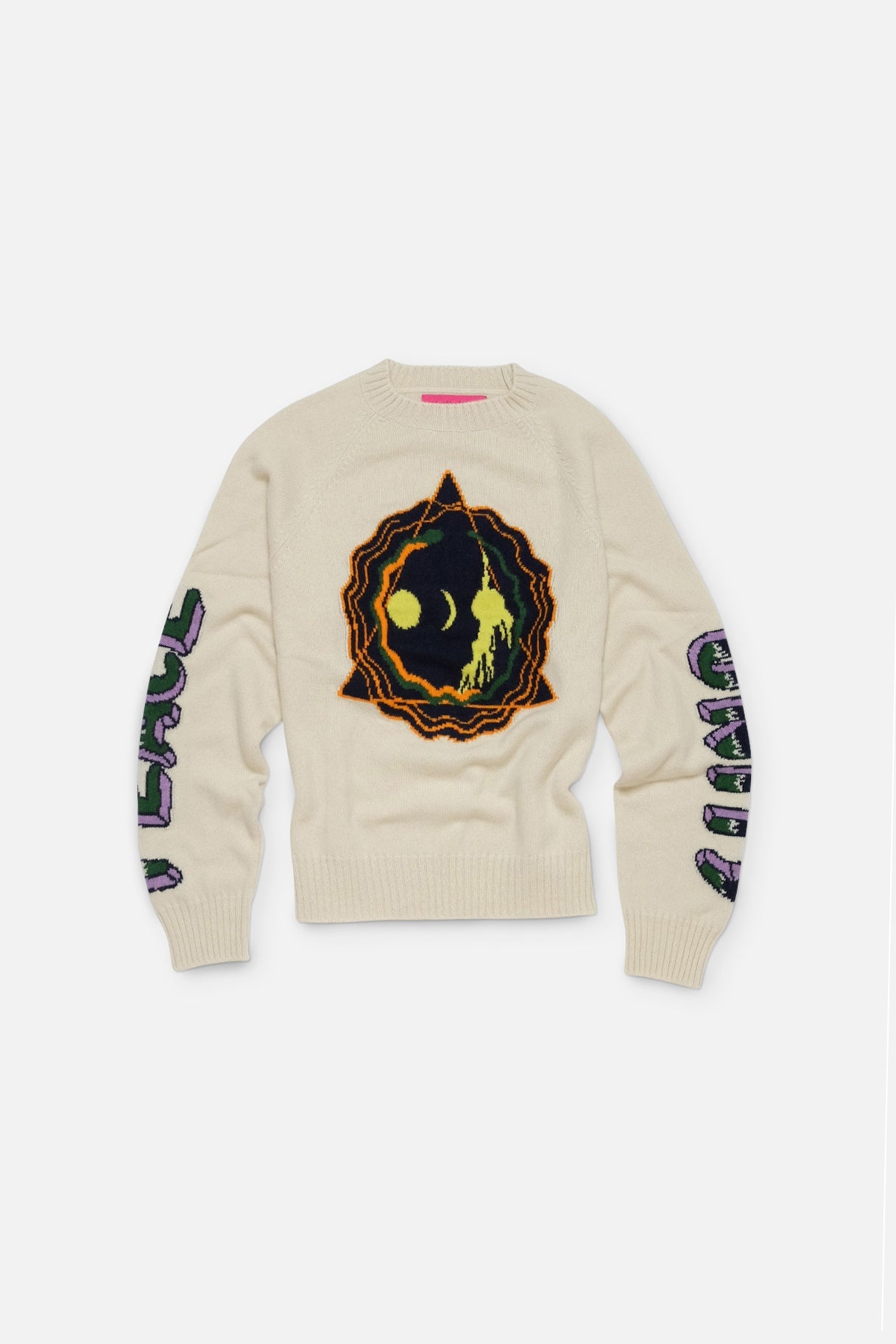 PEACE AND UNITY CASHMERE RAGLAN - 1