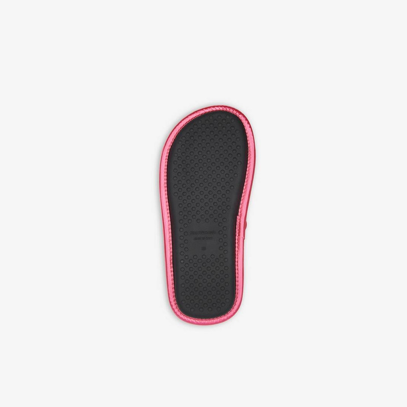 Women's Home Slide Sandal in Fluo Pink 6