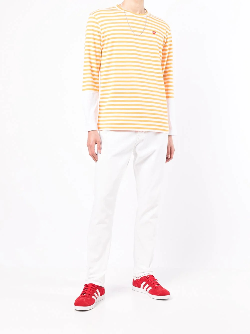 striped long-sleeve T-shirt - 2