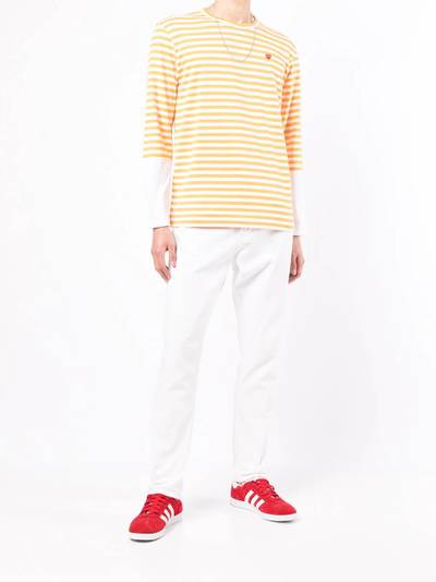 Comme des Garçons PLAY striped long-sleeve T-shirt outlook