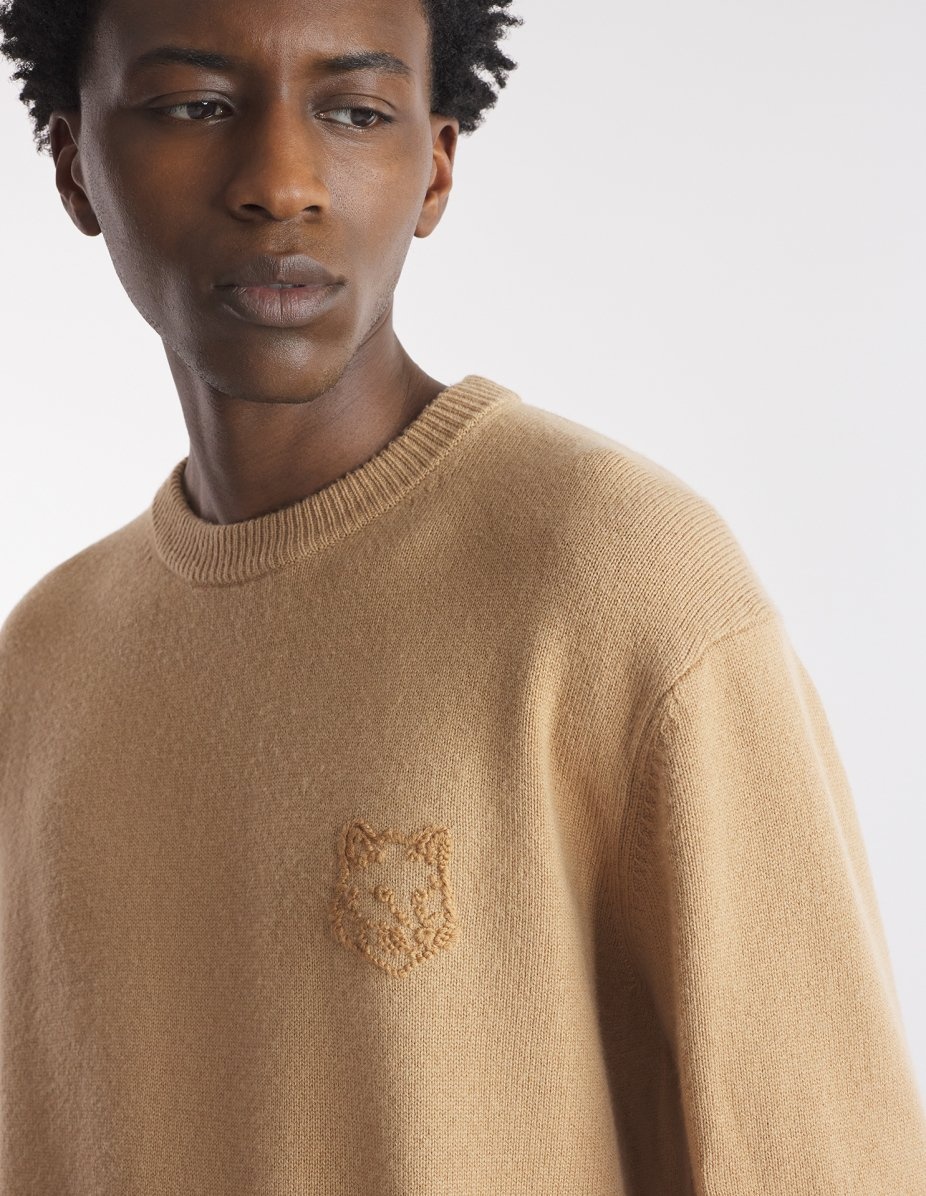 BOLD FOX HEAD EMBROIDERED JUMPER - 4