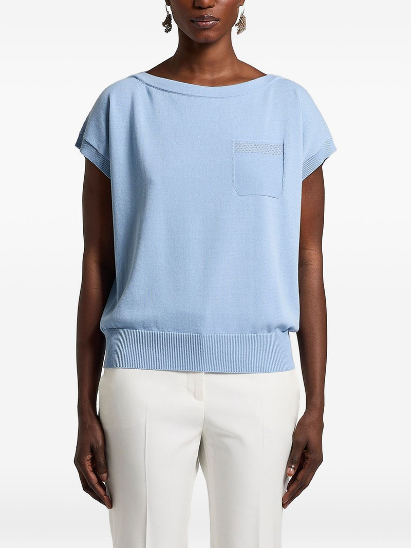 cotton knitted T-shirt 1