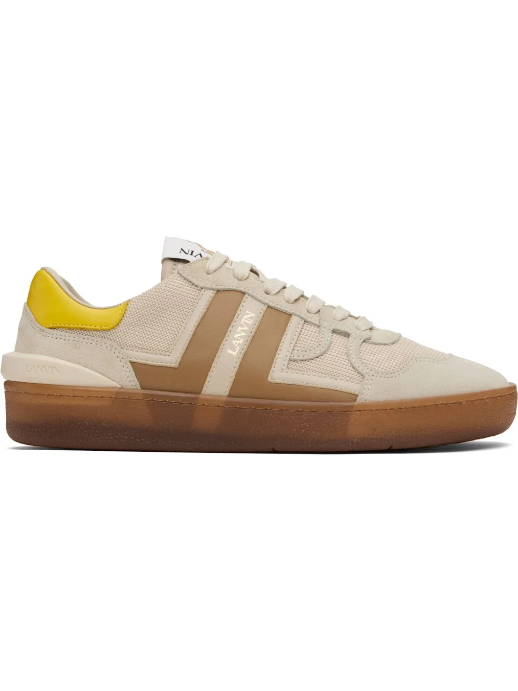 Beige Clay Mesh Sneakers - 1
