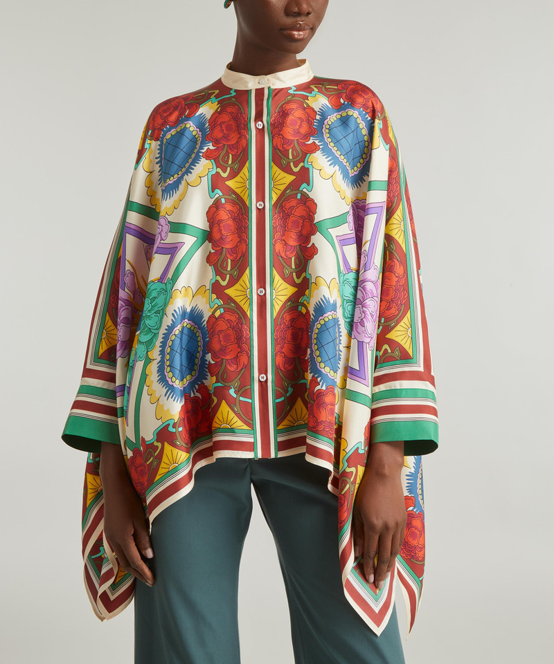 La DoubleJ Foulard Silk Shirt outlook