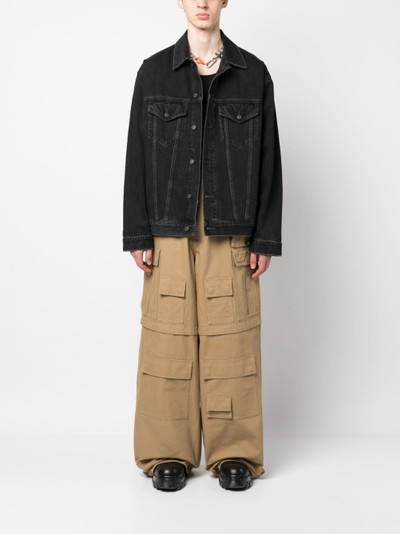 Ambush wide-leg cotton trousers outlook