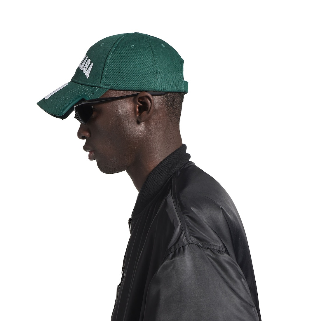 Men's Basketball Cap in Dark Green - 6