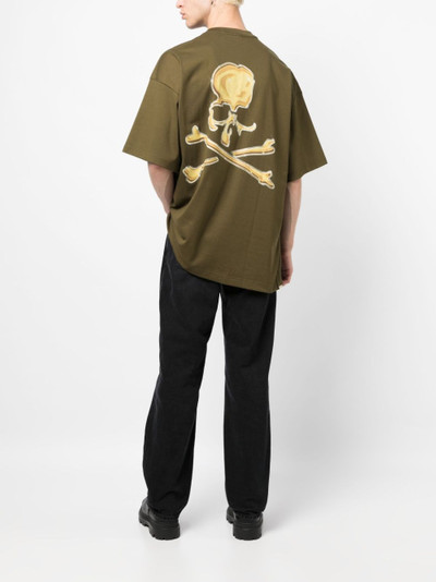 MASTERMIND WORLD skull-print cotton T-shirt outlook