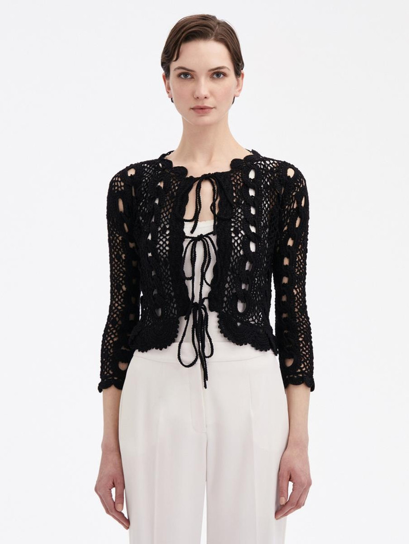 CROCHET CHAIN STITCH CARDIGAN 1