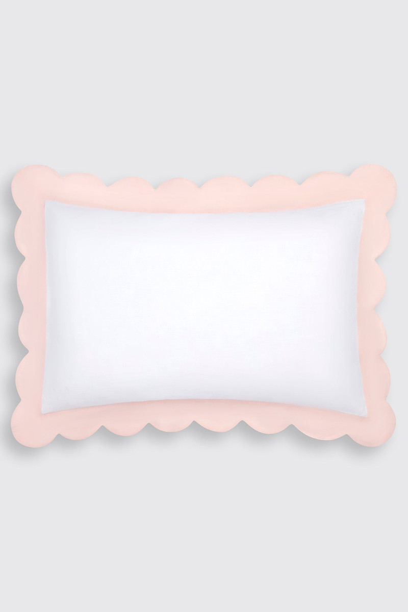 Napoli Pillow Slip in White & Dalia Linen 1
