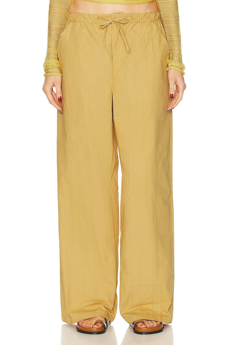 Multi-Panelled Cotton Pant - 1