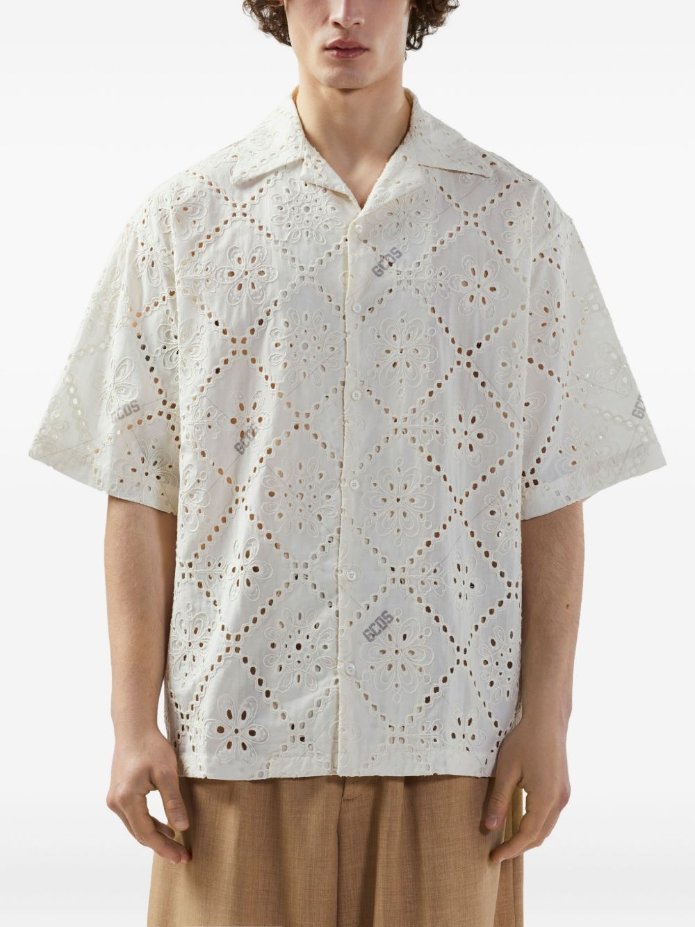 broderie-anglaise shirt - 3