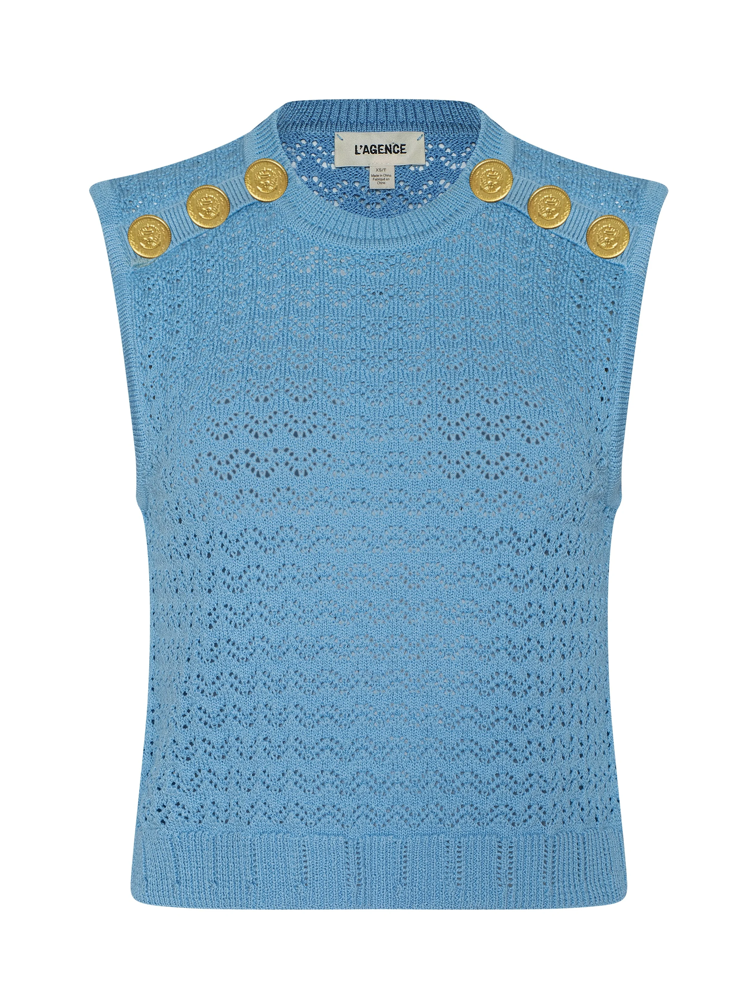 Max Pointelle Knit Top - 1