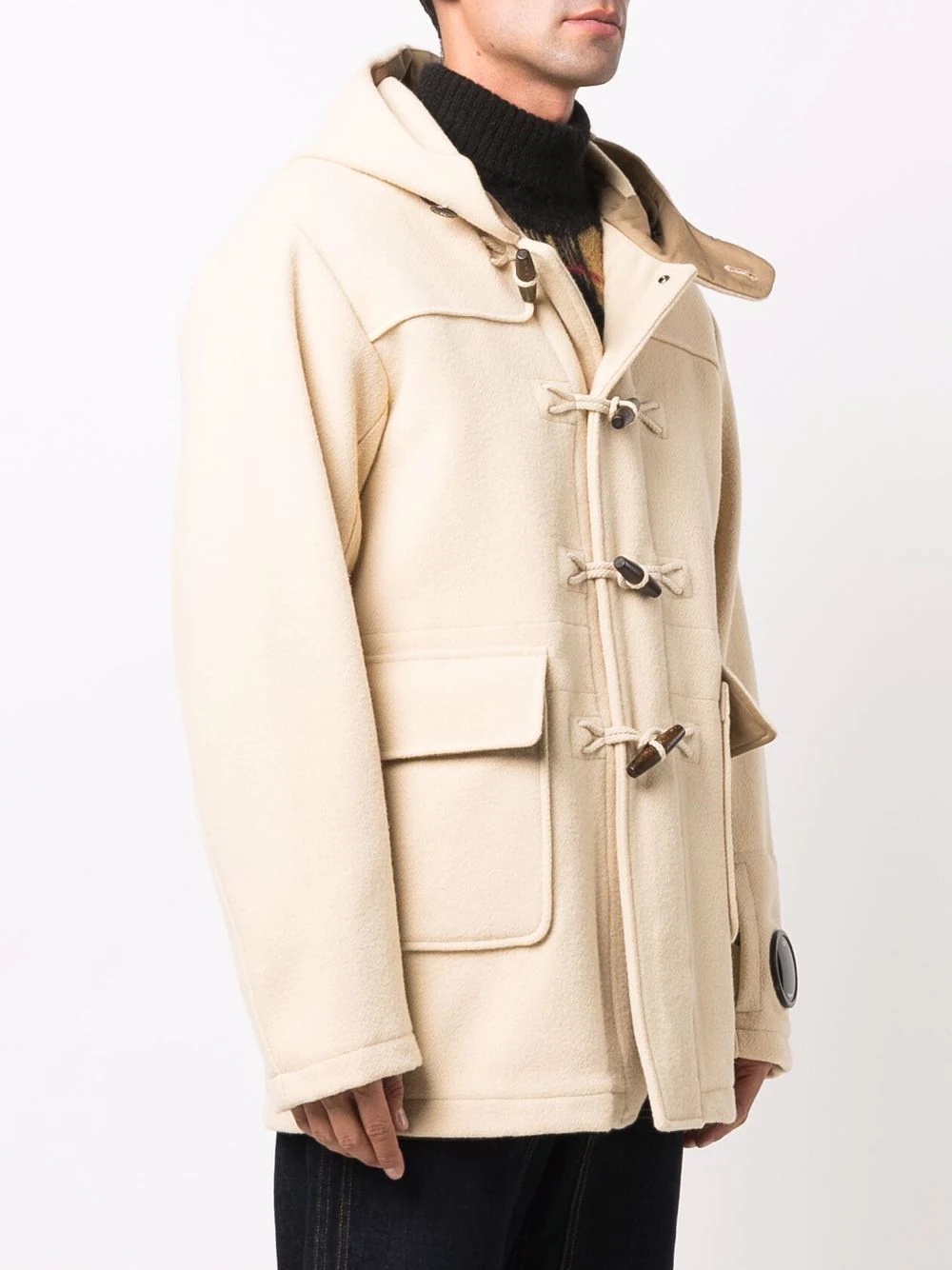 hooded duffle coat - 3