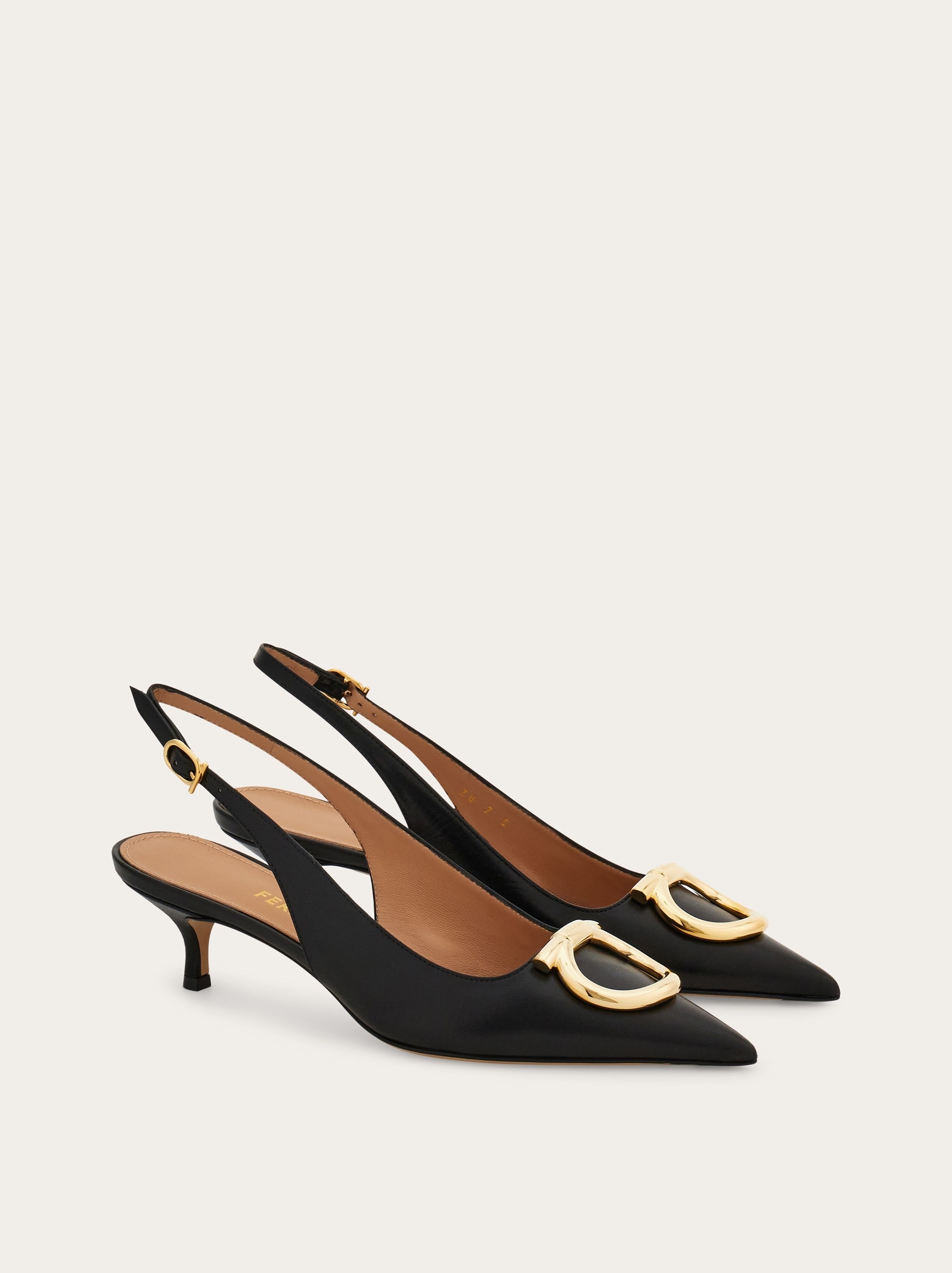 Maxi Gancini slingback pump - 5
