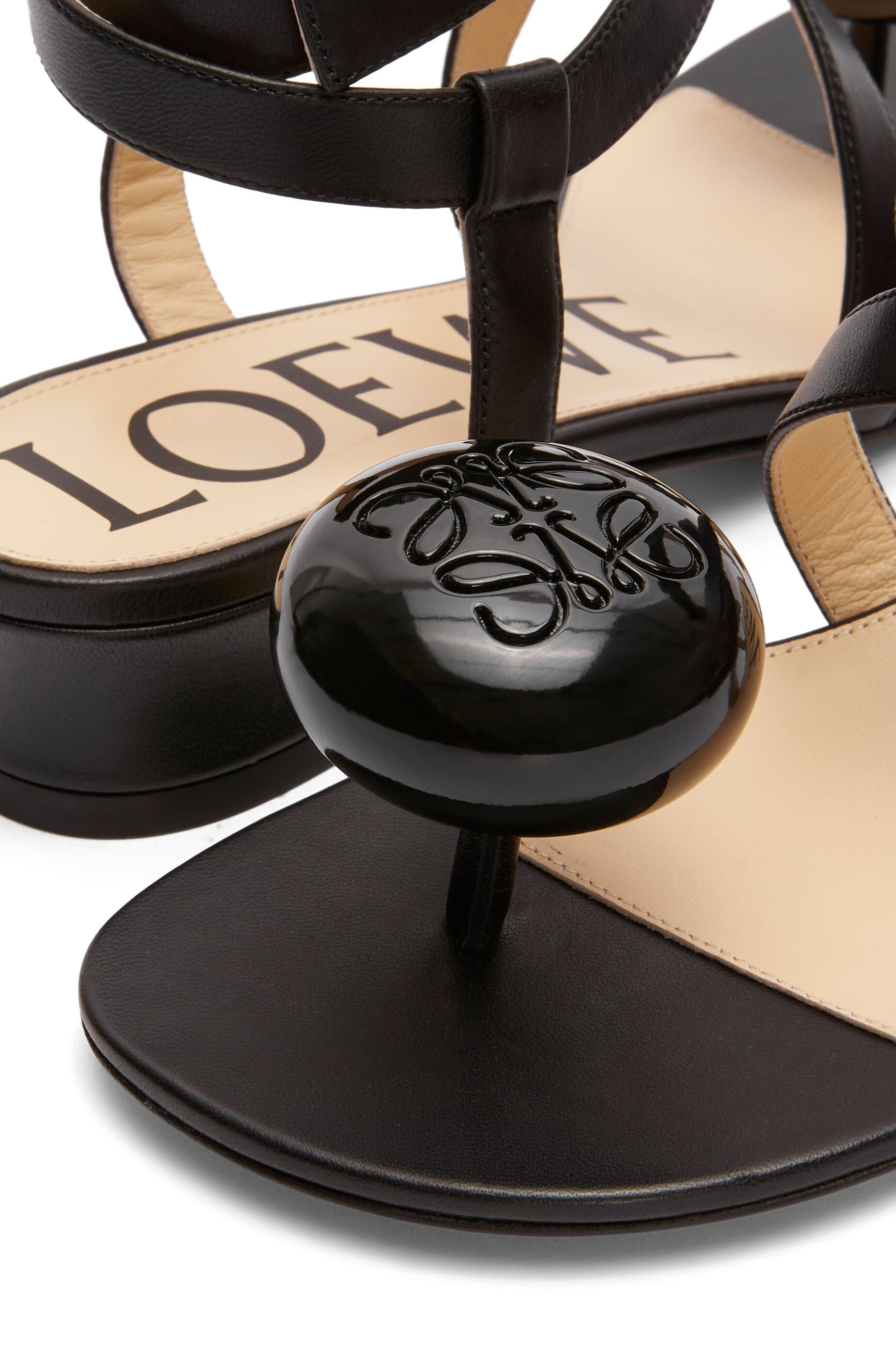 Calle Pebble sandal in lambskin - 4
