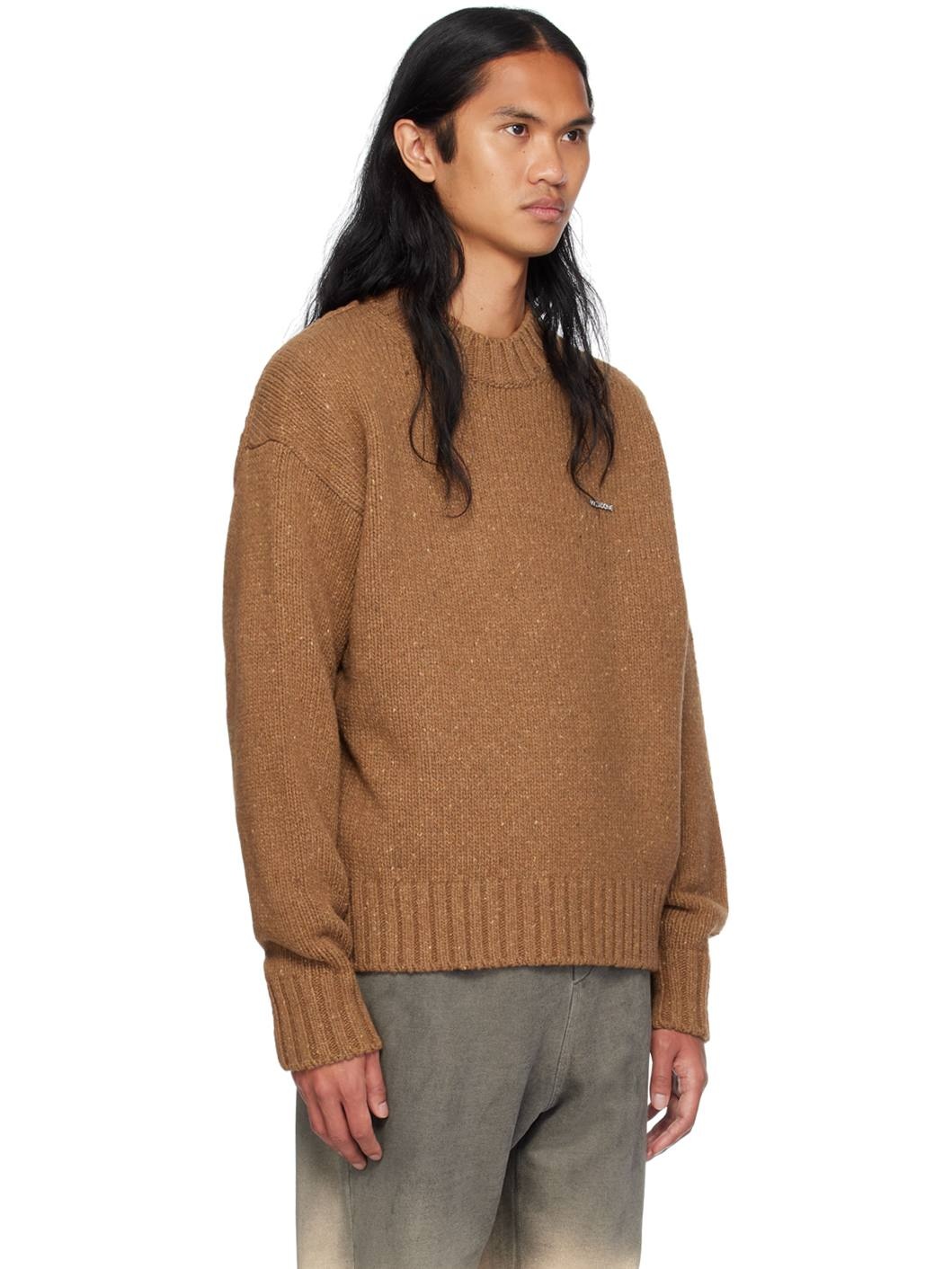 Brown Chunky Sweater - 2