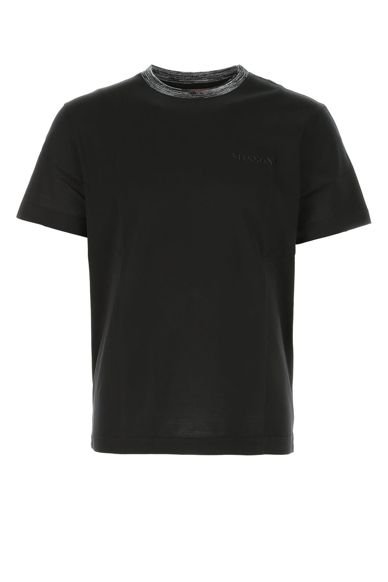 Missoni Black cotton t-shirt outlook