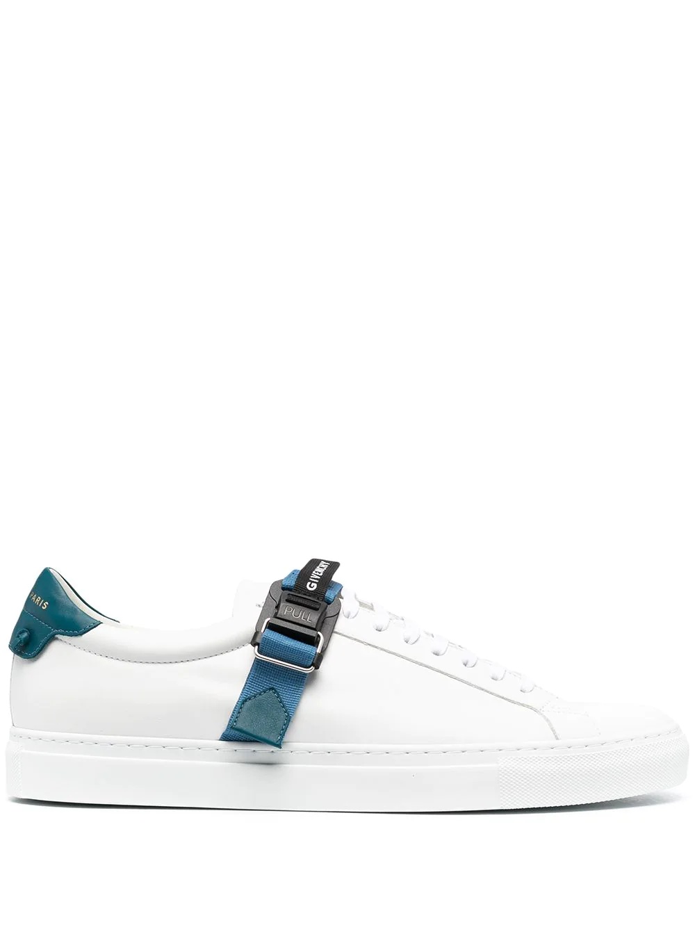 logo-strap low-top sneakers - 1