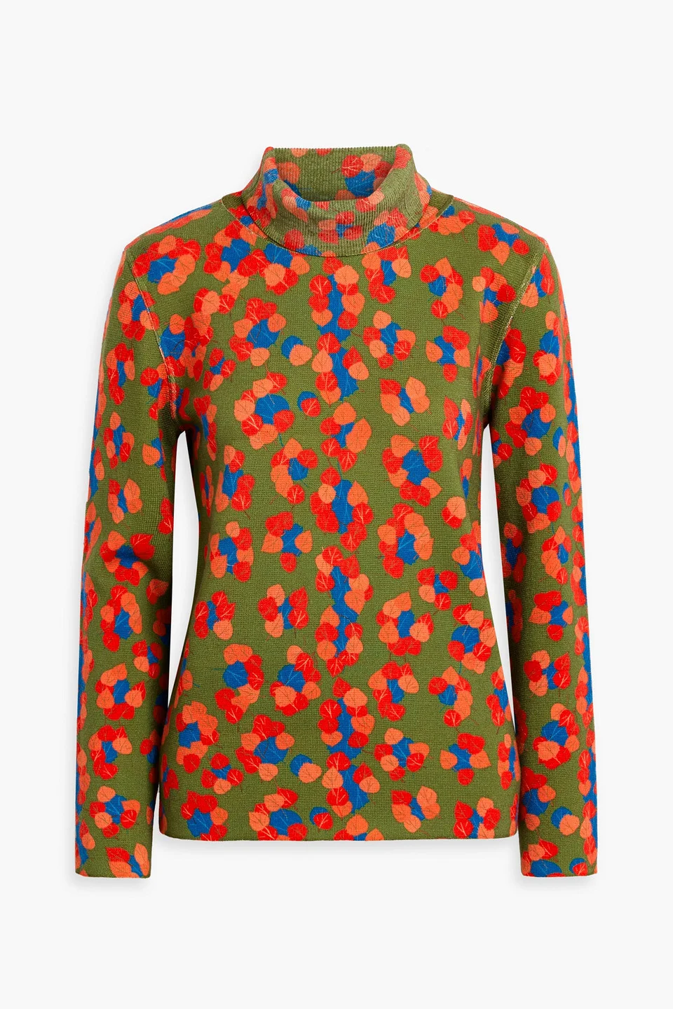 Matterhorn printed wool turtleneck sweater - 1