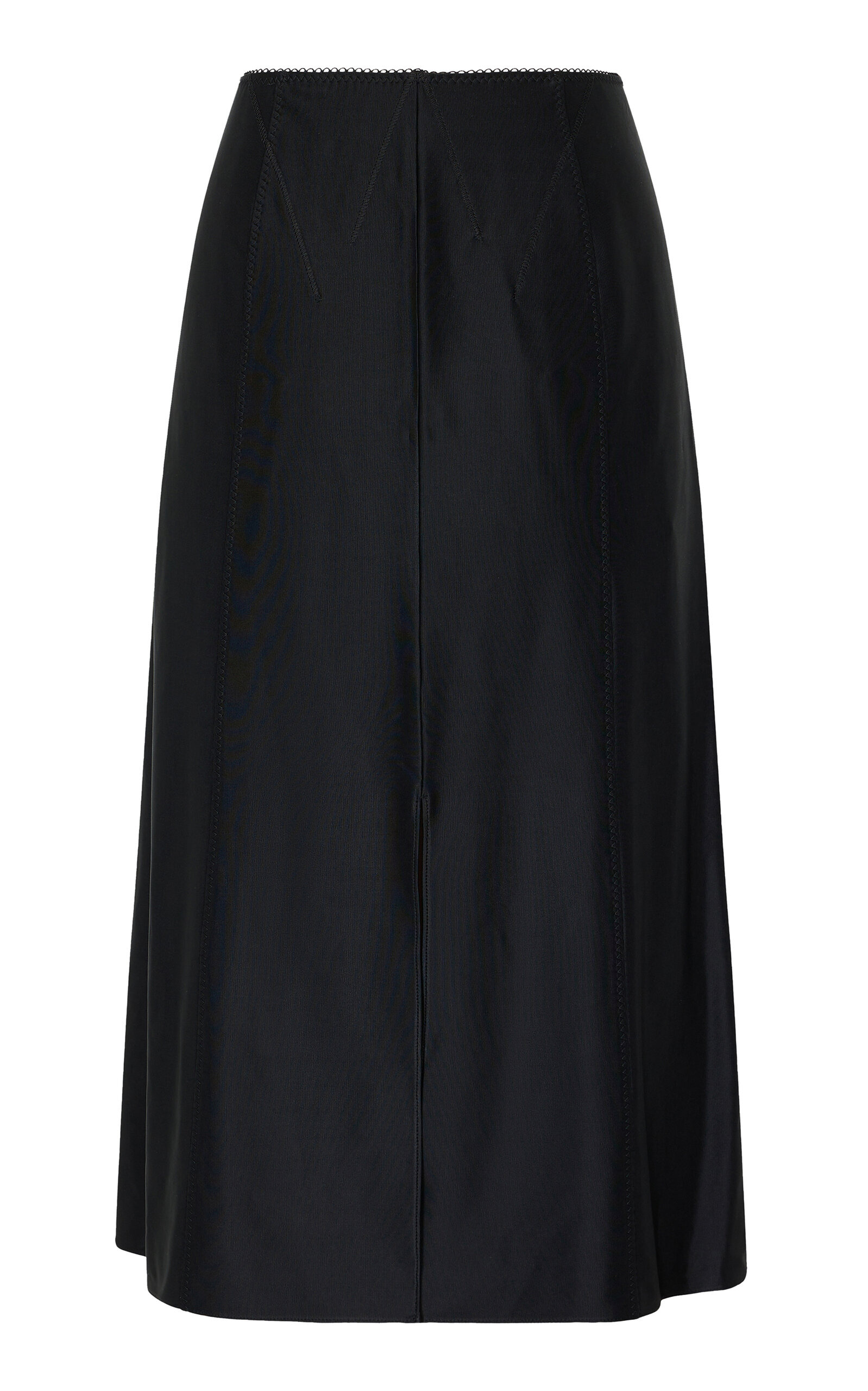 Mid-Rise Midi Skirt black - 5
