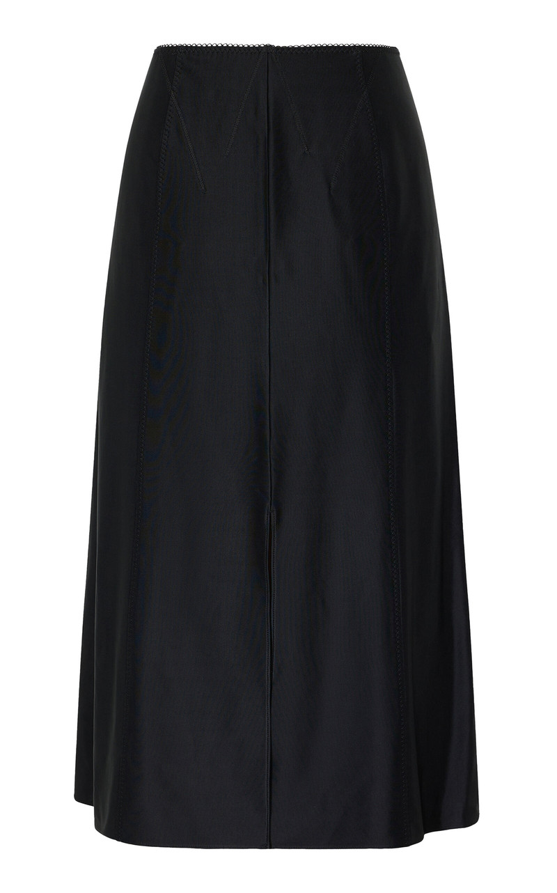 Mid-Rise Midi Skirt black 5