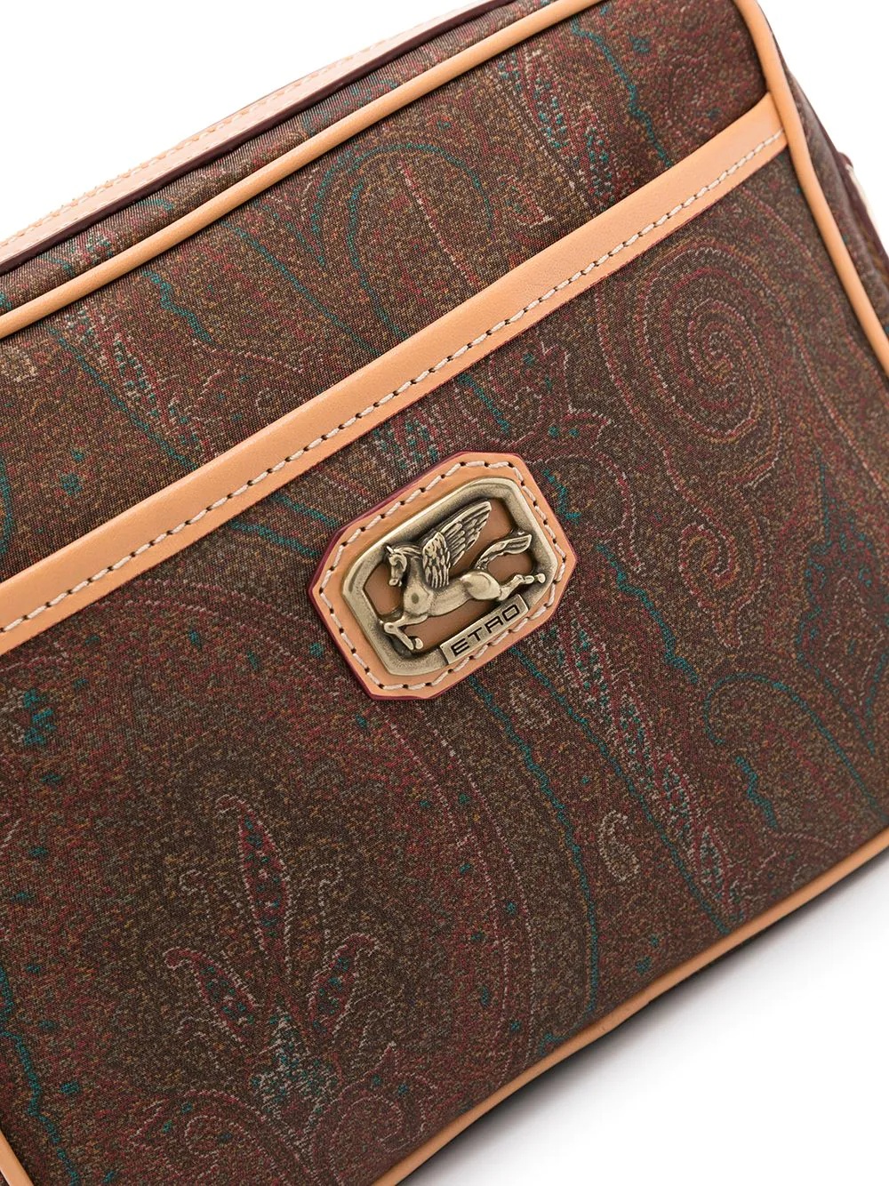 paisley-print shoulder bag - 4