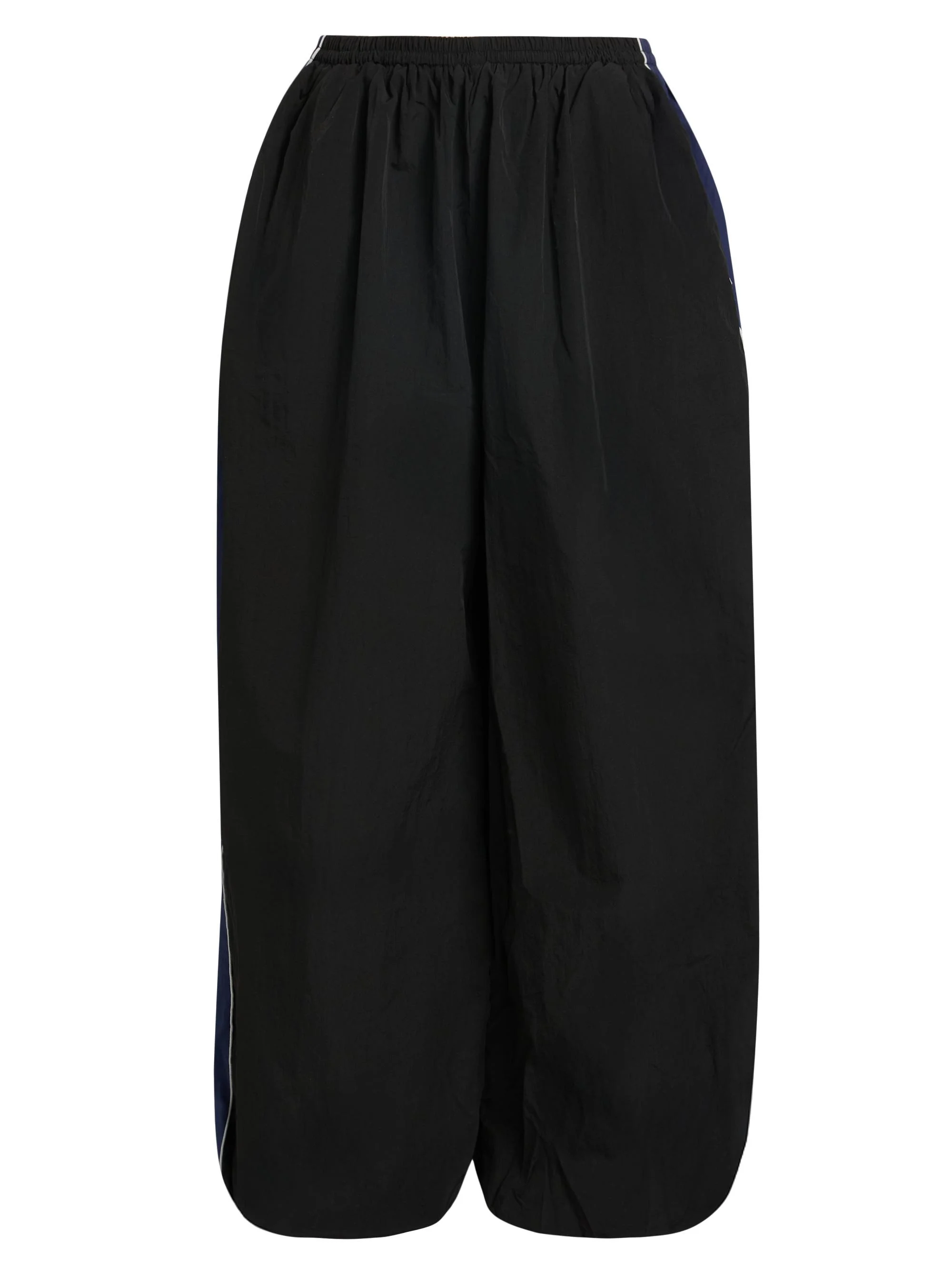 Women's Soren Oversized Track Pants - Black Navy - 1